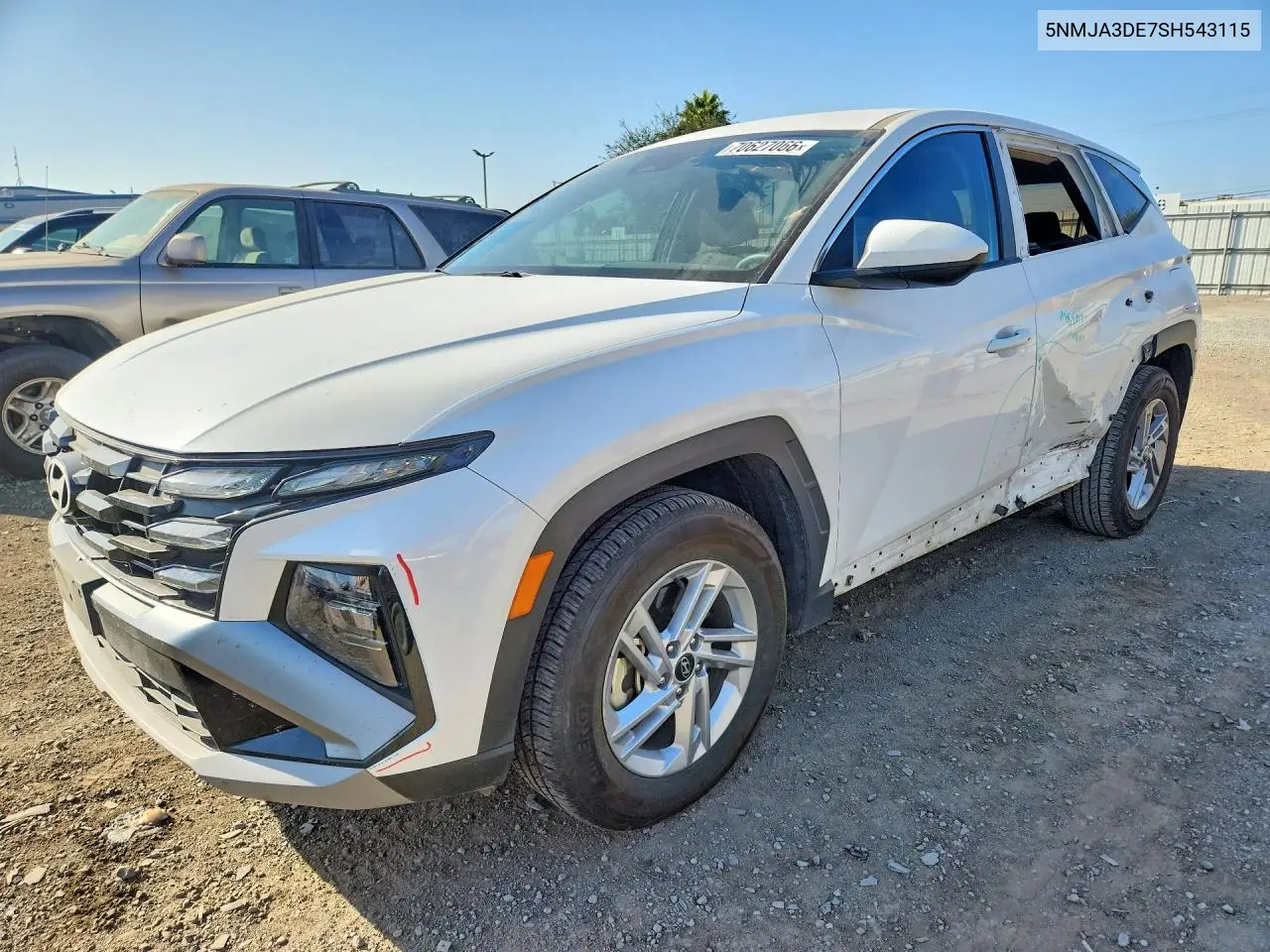 HYUNDAI TUCSON 2025, VIN 5NMJA3DE7SH543115