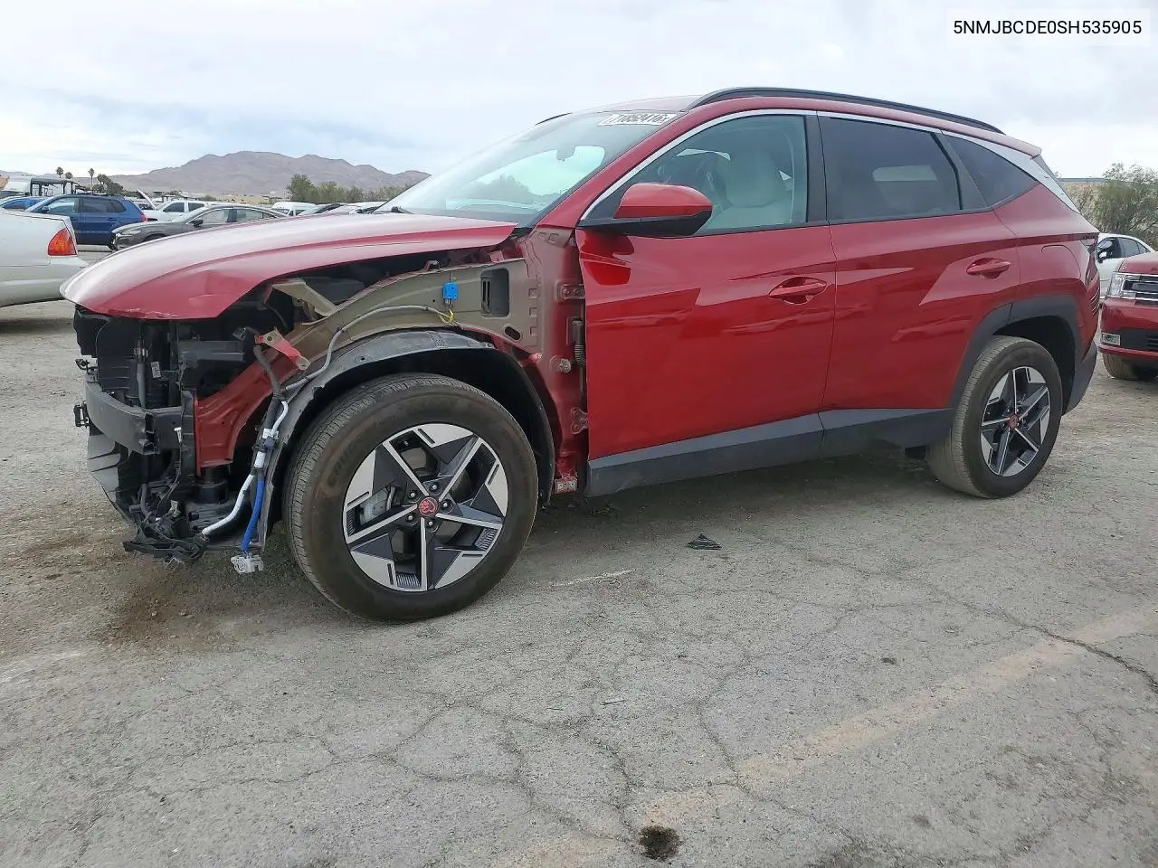 HYUNDAI TUCSON 2025, VIN 5NMJBCDE0SH535905