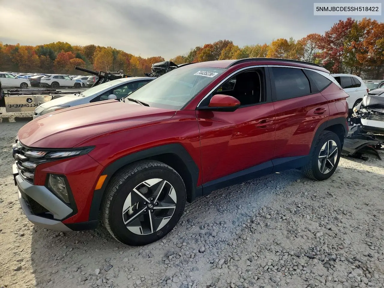 HYUNDAI TUCSON 2025, VIN 5NMJBCDE5SH518422