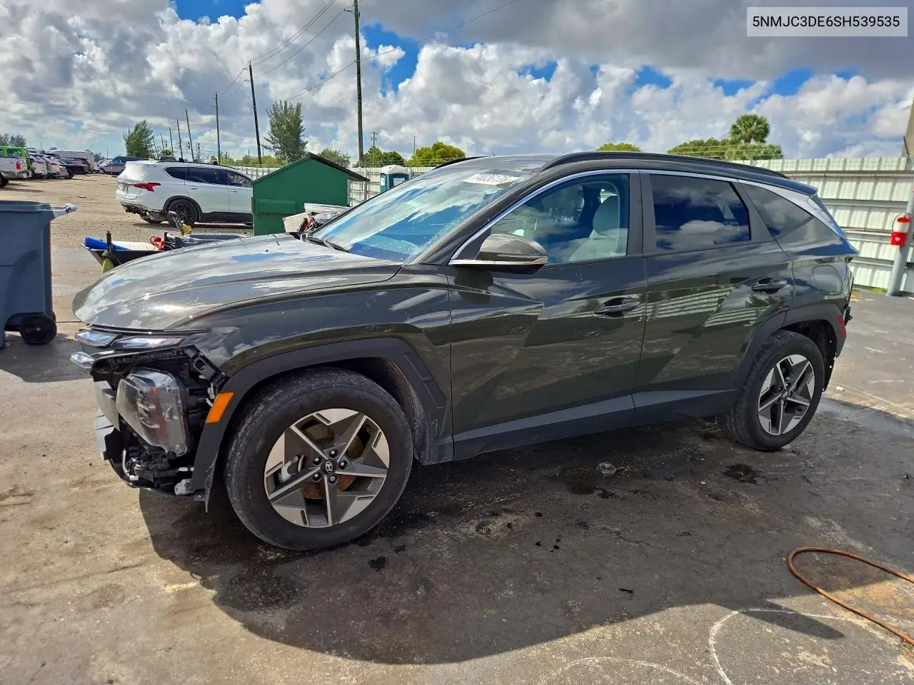 HYUNDAI TUCSON 2025, VIN 5NMJC3DE6SH539535