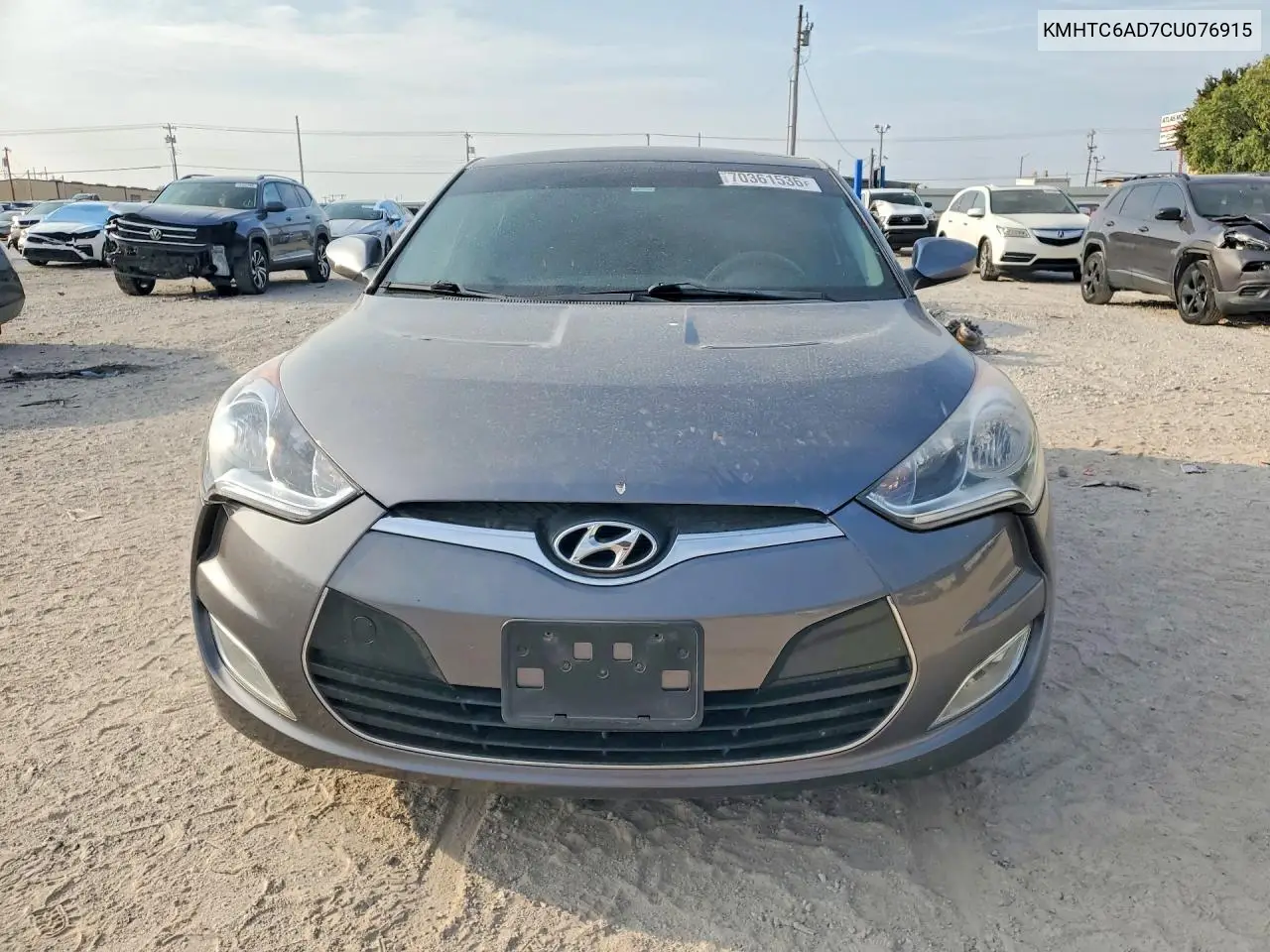2012 HYUNDAI VELOSTER VIN KMHTC6AD7CU076915 — фото 5
