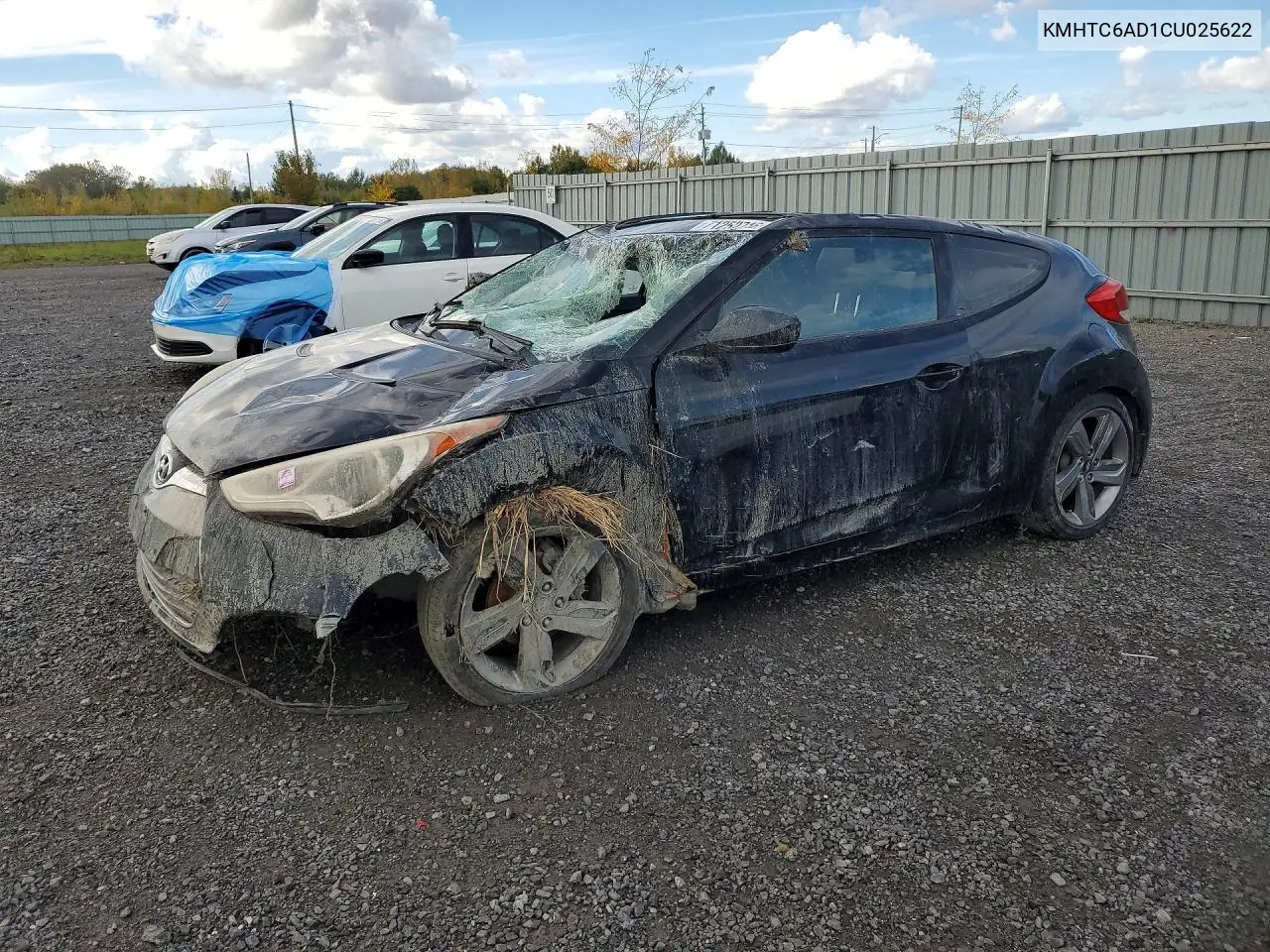 HYUNDAI VELOSTER 2012, VIN KMHTC6AD1CU025622