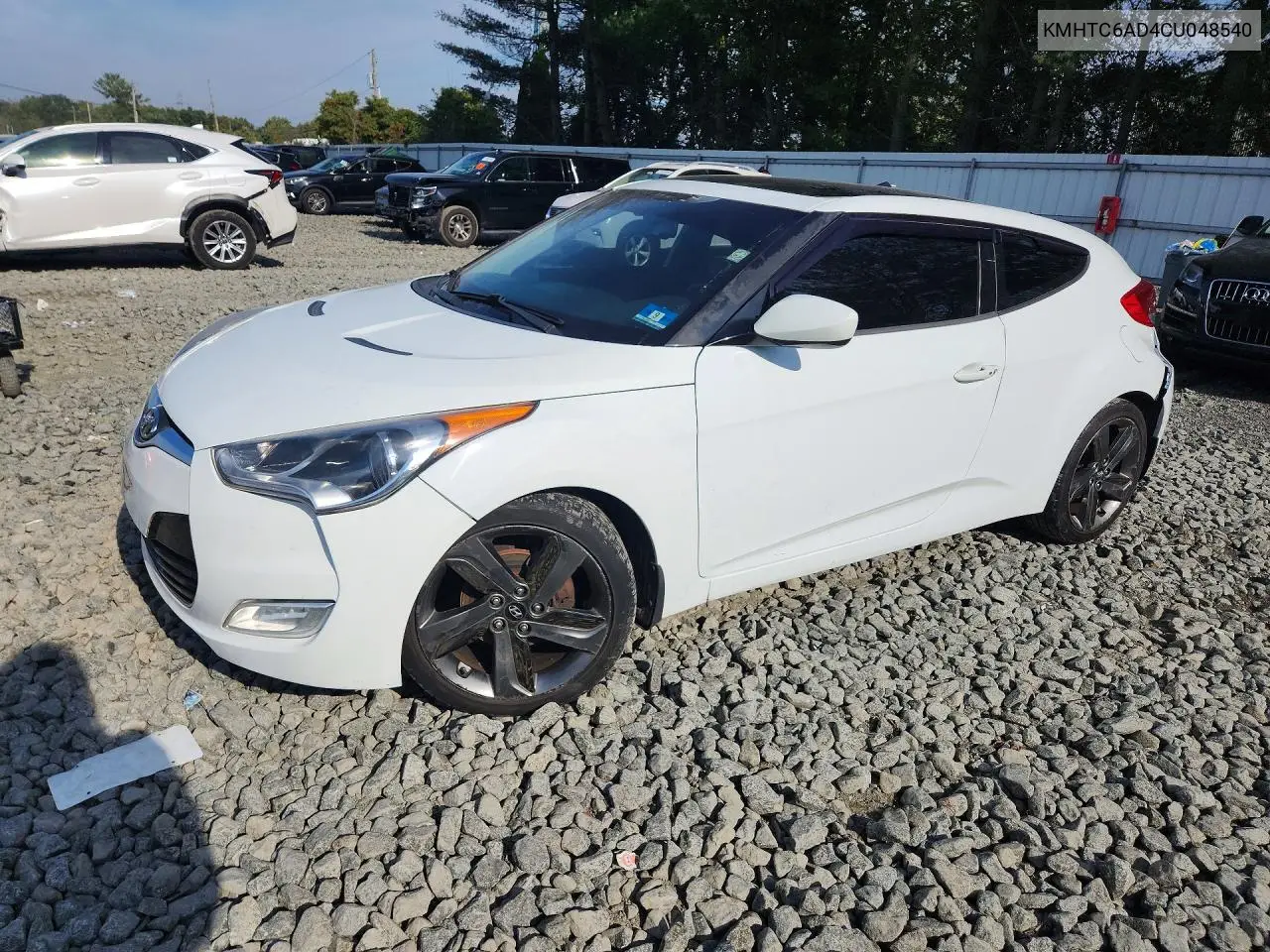HYUNDAI VELOSTER 2012, VIN KMHTC6AD4CU048540