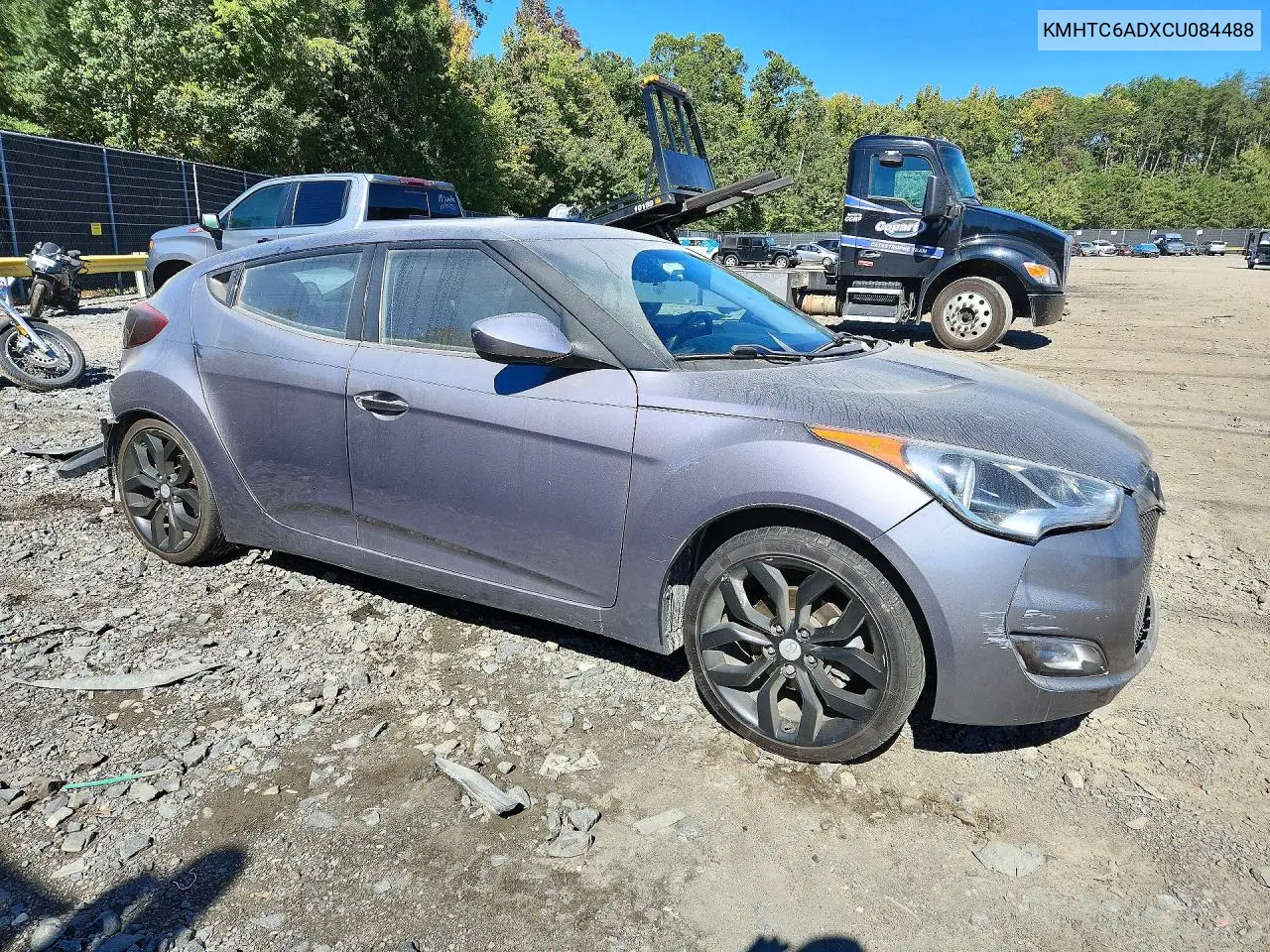 2012 HYUNDAI VELOSTER VIN KMHTC6ADXCU084488 — фото 4