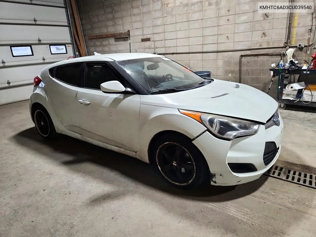 2012 HYUNDAI VELOSTER VIN KMHTC6AD3CU039540 — фото 4