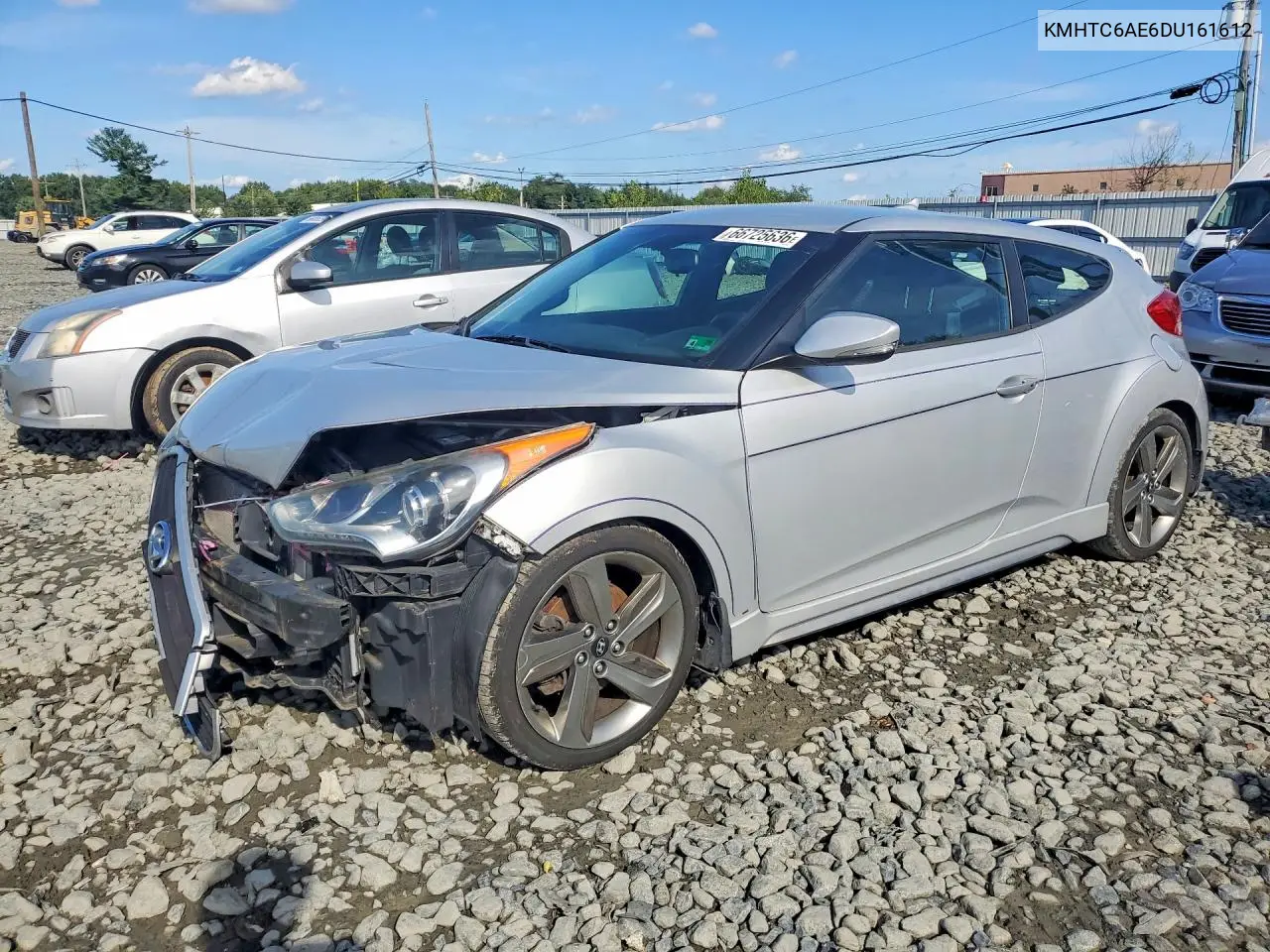 HYUNDAI VELOSTER 2013, VIN KMHTC6AE6DU161612