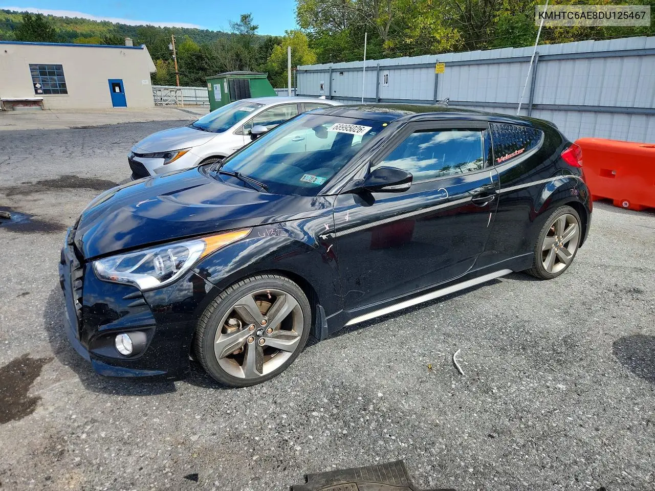 HYUNDAI VELOSTER 2013, VIN KMHTC6AE8DU125467
