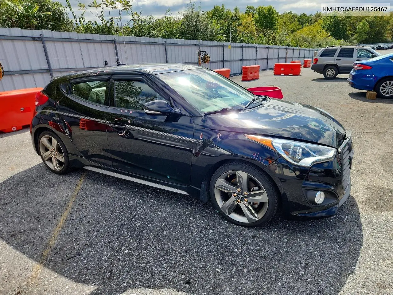 2013 HYUNDAI VELOSTER VIN KMHTC6AE8DU125467 — фото 4