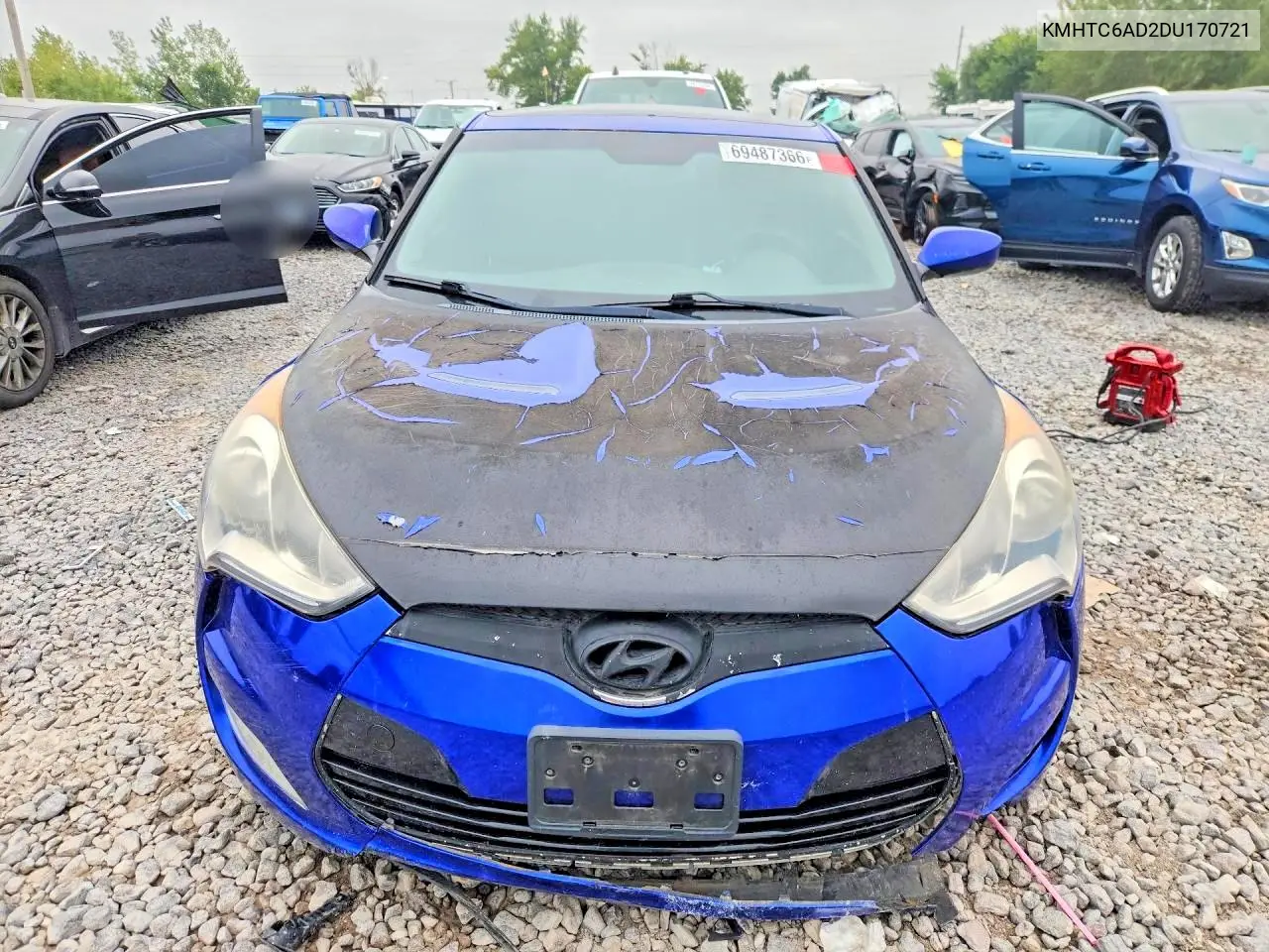 2013 HYUNDAI VELOSTER VIN KMHTC6AD2DU170721 — фото 5