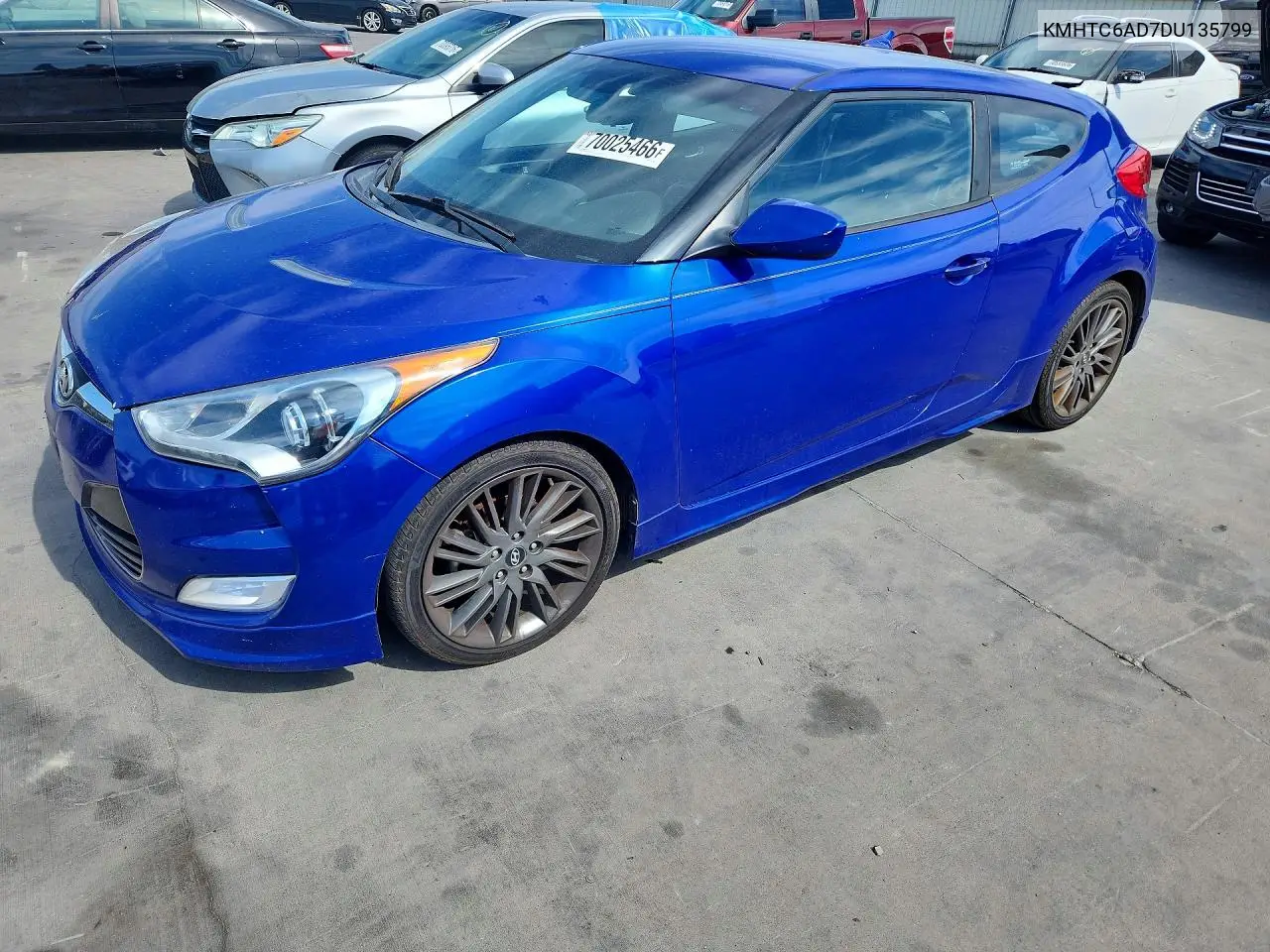 HYUNDAI VELOSTER 2013, VIN KMHTC6AD7DU135799