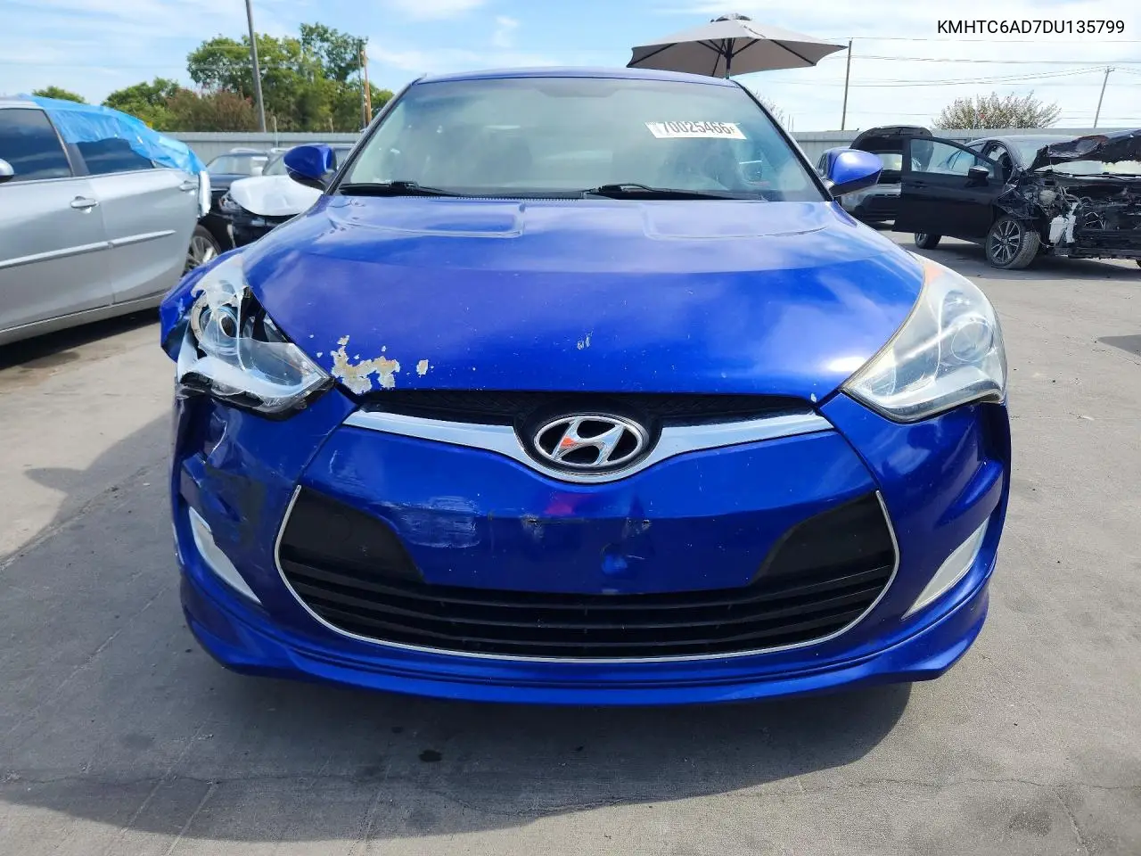 2013 HYUNDAI VELOSTER VIN KMHTC6AD7DU135799 — фото 5