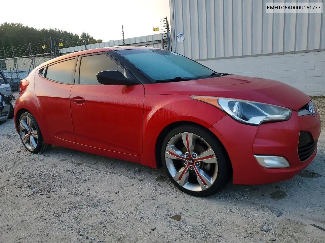 2013 HYUNDAI VELOSTER VIN KMHTC6AD0DU151777 — фото 4