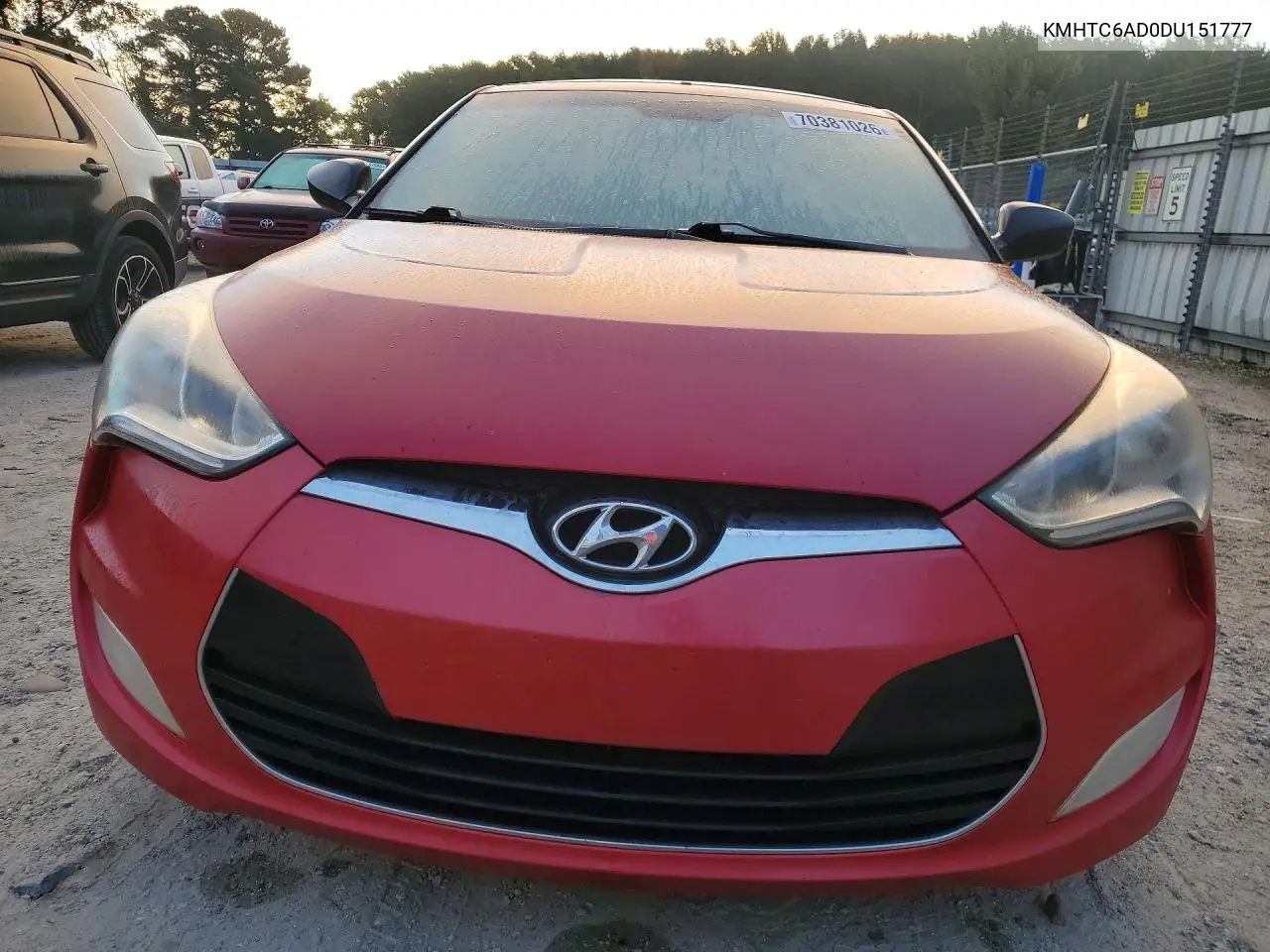 2013 HYUNDAI VELOSTER VIN KMHTC6AD0DU151777 — фото 5
