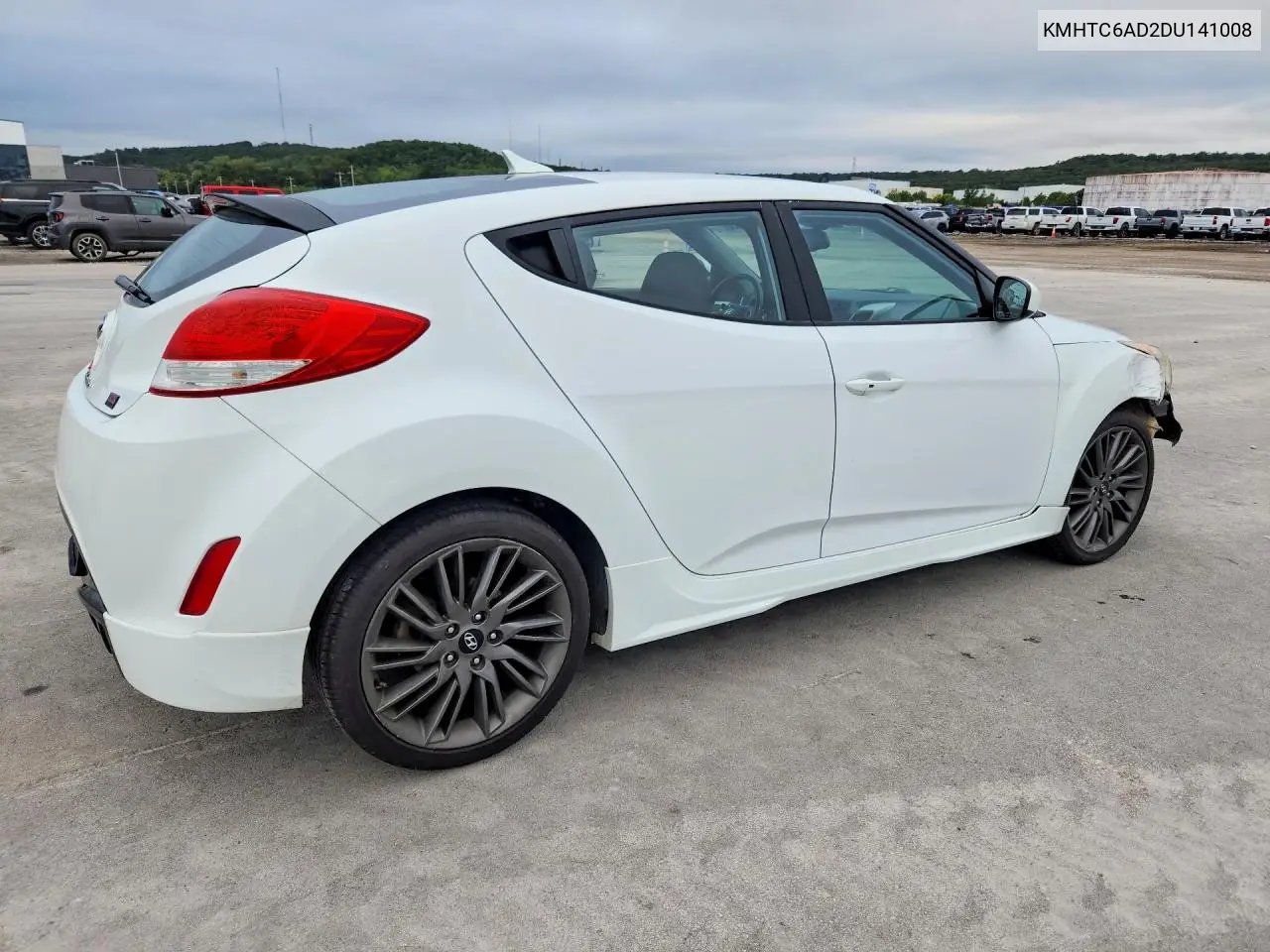 2013 HYUNDAI VELOSTER VIN KMHTC6AD2DU141008 — фото 3