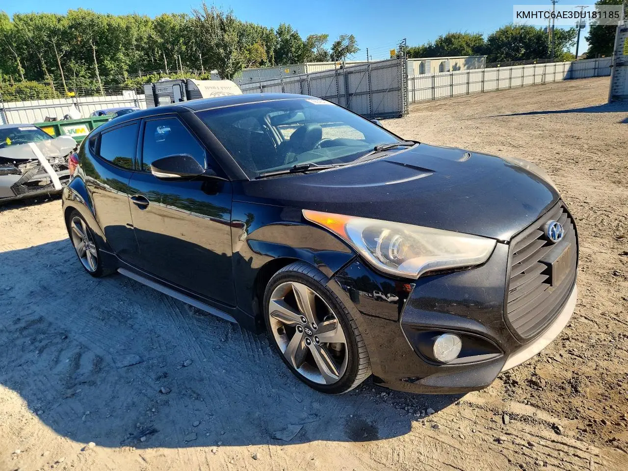 2013 HYUNDAI VELOSTER VIN KMHTC6AE3DU181185 — фото 4