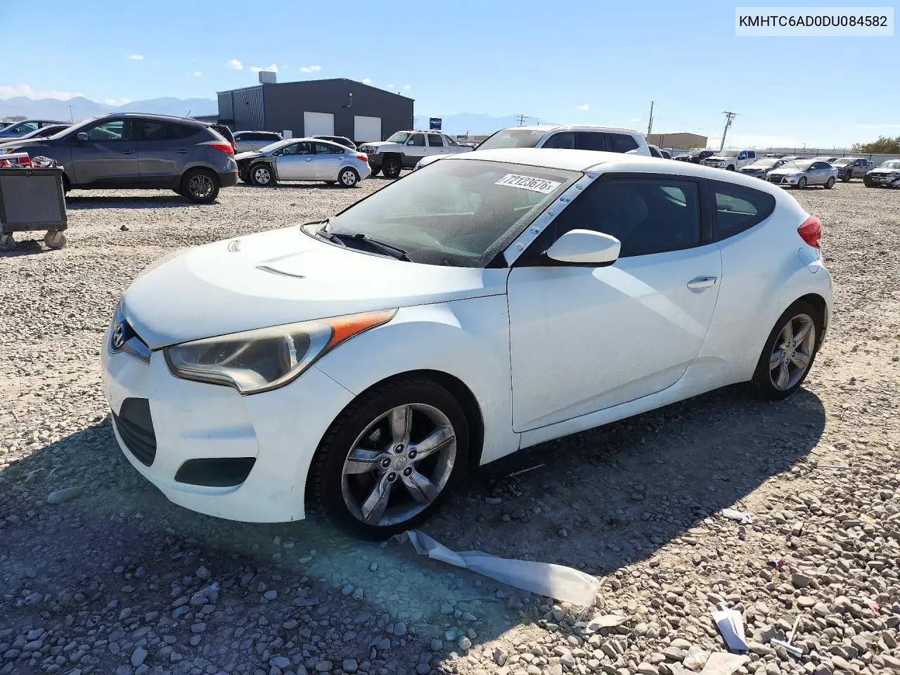 HYUNDAI VELOSTER 2013, VIN KMHTC6AD0DU084582