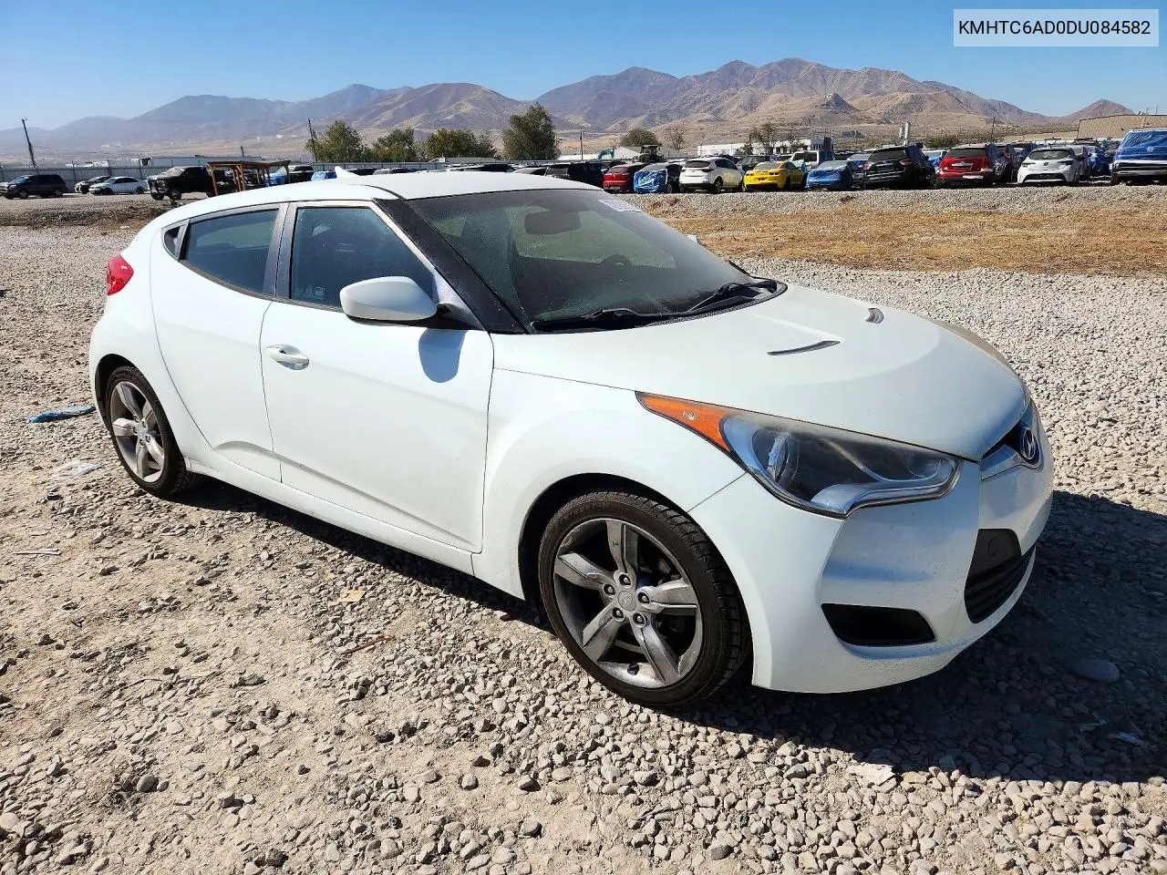 2013 HYUNDAI VELOSTER VIN KMHTC6AD0DU084582 — фото 4