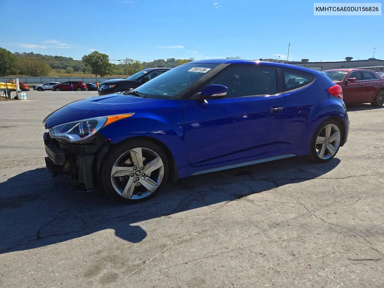 HYUNDAI VELOSTER 2013, VIN KMHTC6AE0DU156826