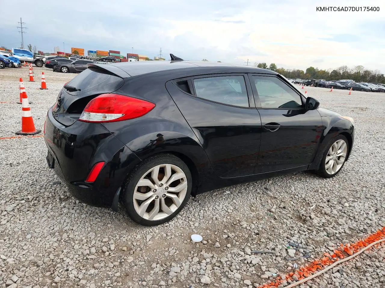 2013 HYUNDAI VELOSTER VIN KMHTC6AD7DU175400 — фото 3