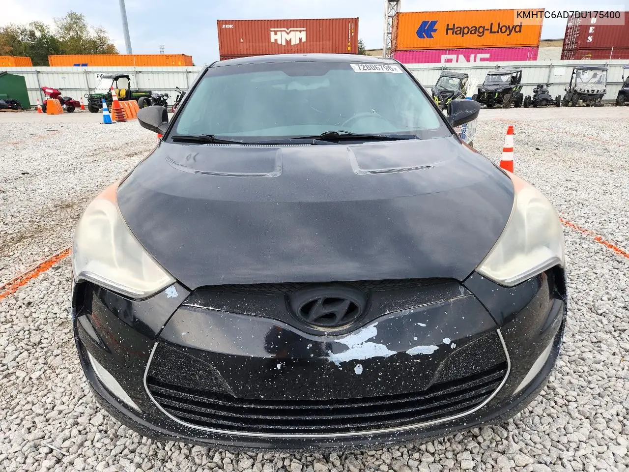 2013 HYUNDAI VELOSTER VIN KMHTC6AD7DU175400 — фото 5