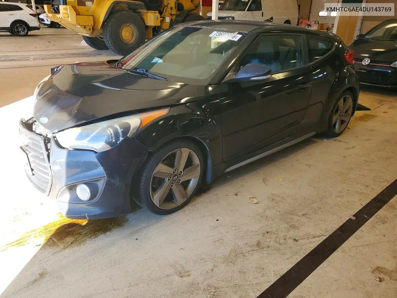 HYUNDAI VELOSTER 2013, VIN KMHTC6AE4DU143769