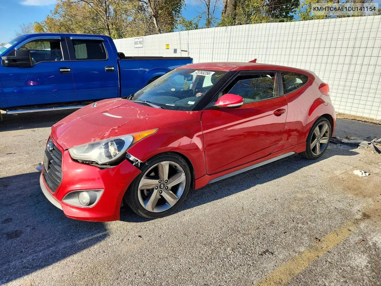 HYUNDAI VELOSTER 2013, VIN KMHTC6AE1DU141154