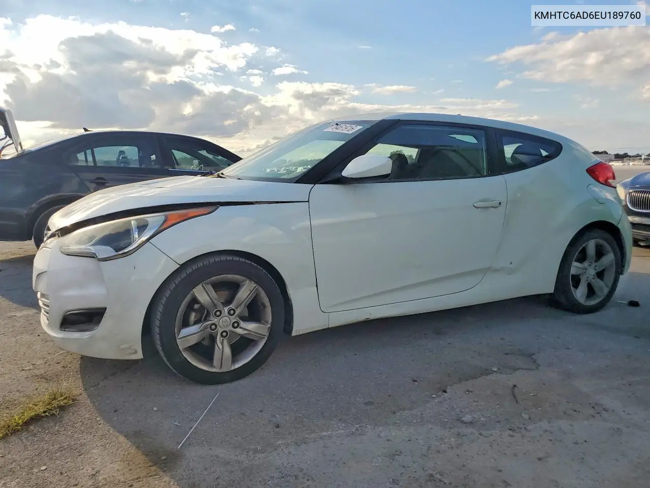 HYUNDAI VELOSTER 2014, VIN KMHTC6AD6EU189760