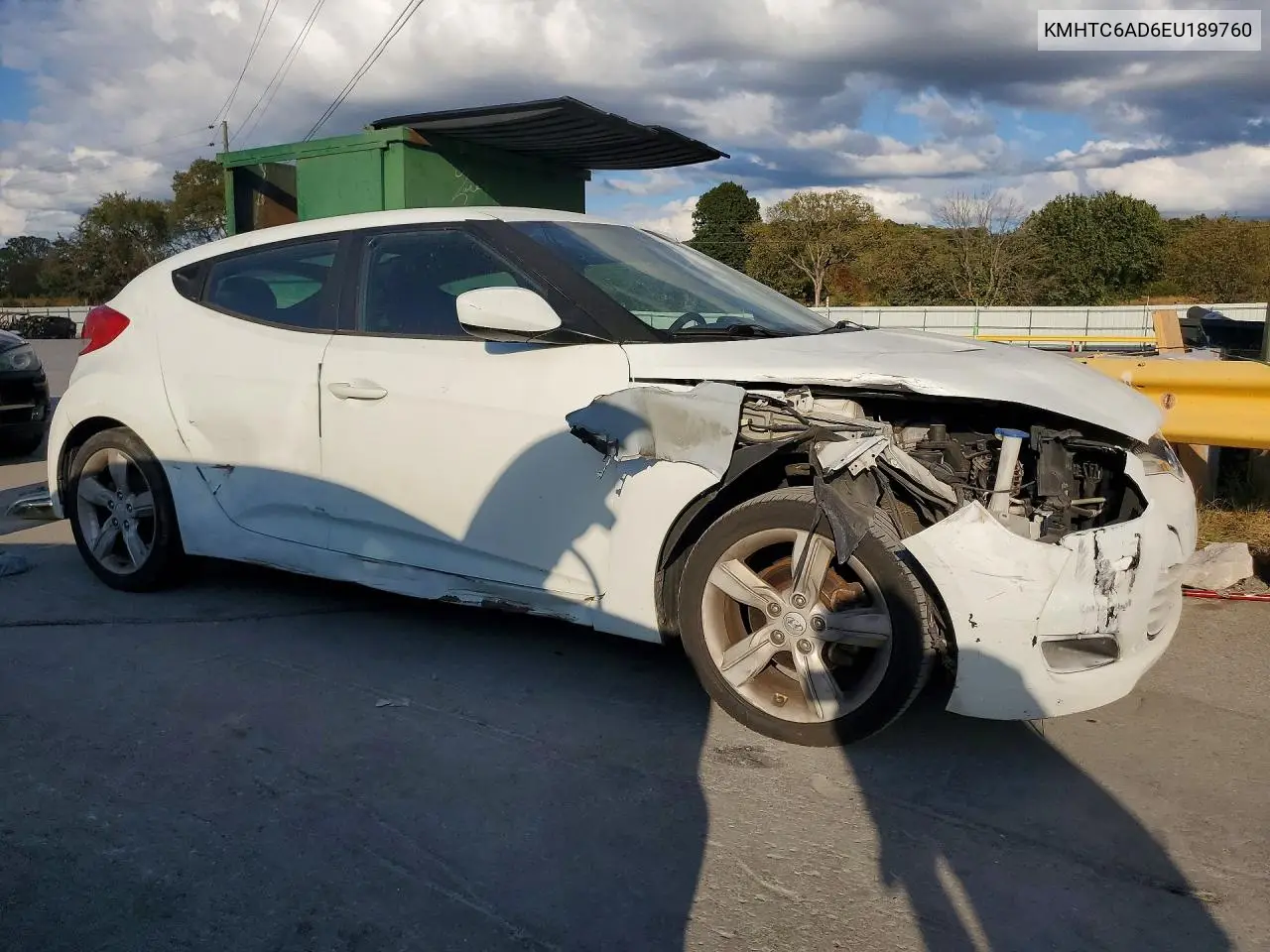 2014 HYUNDAI VELOSTER VIN KMHTC6AD6EU189760 — фото 4