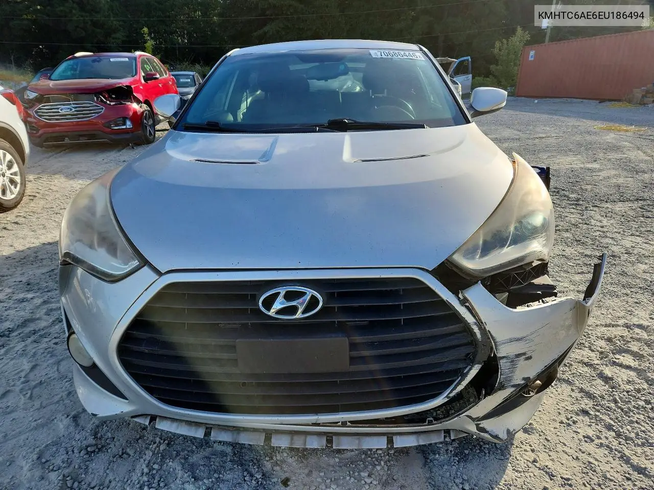 2014 HYUNDAI VELOSTER VIN KMHTC6AE6EU186494 — фото 5