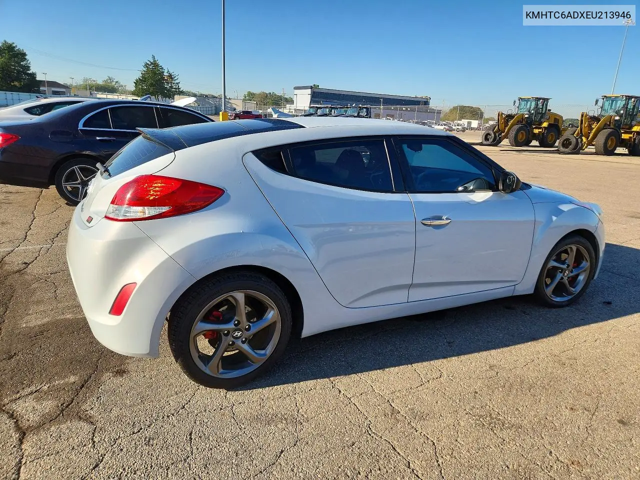 2014 HYUNDAI VELOSTER VIN KMHTC6ADXEU213946 — фото 3