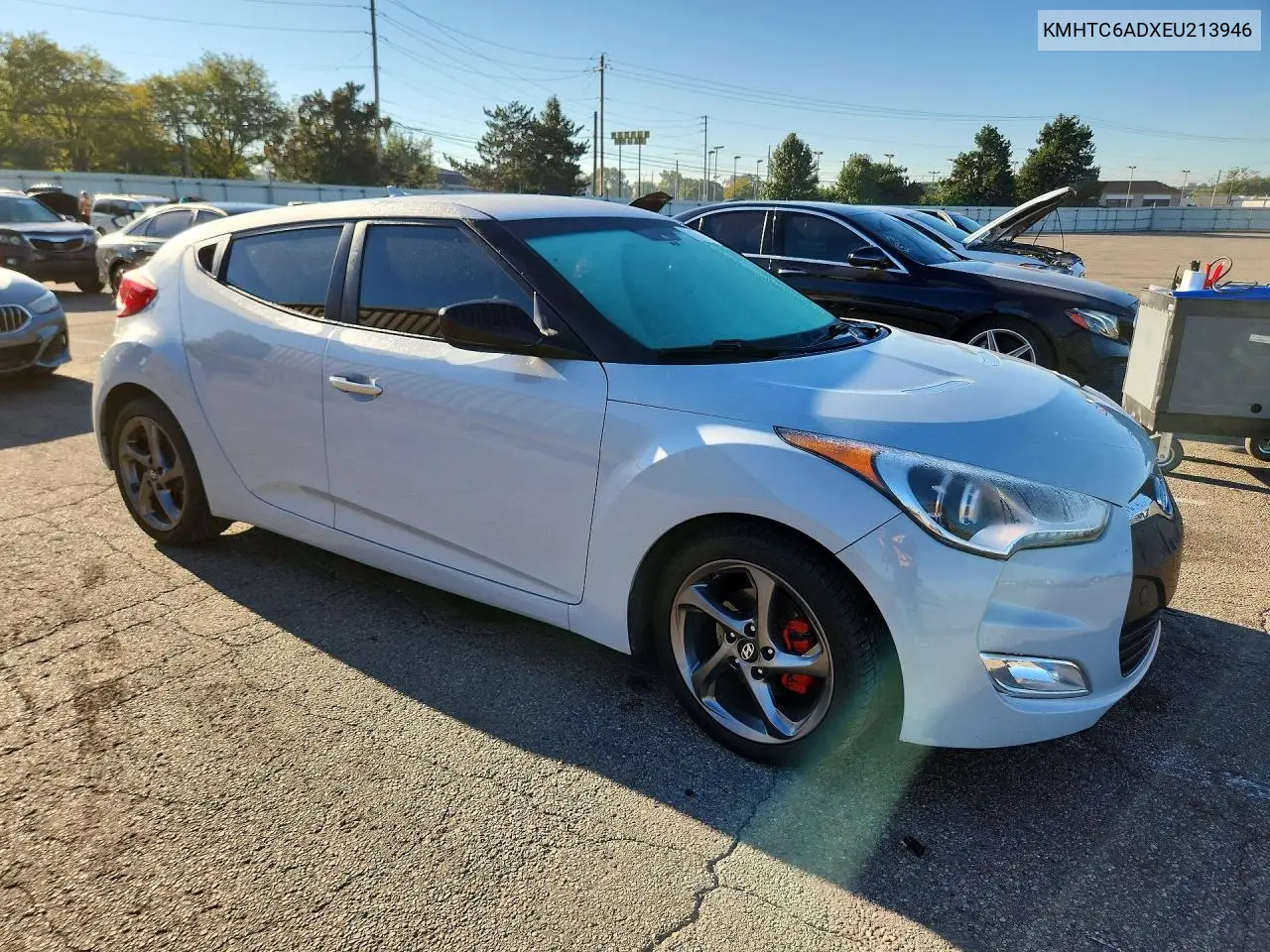 2014 HYUNDAI VELOSTER VIN KMHTC6ADXEU213946 — фото 4