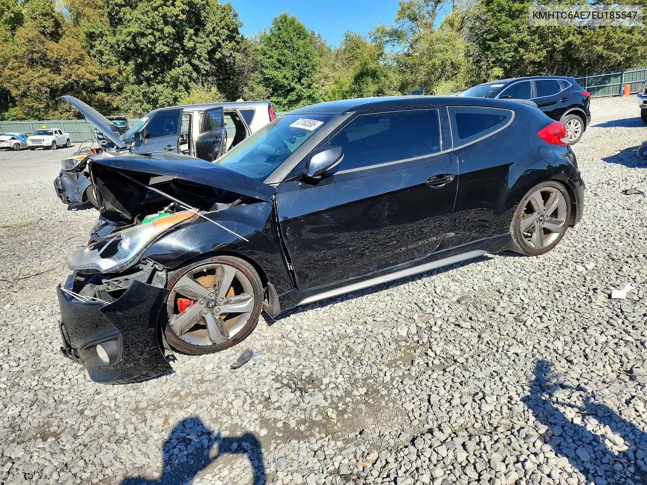 HYUNDAI VELOSTER 2014, VIN KMHTC6AE7EU185547