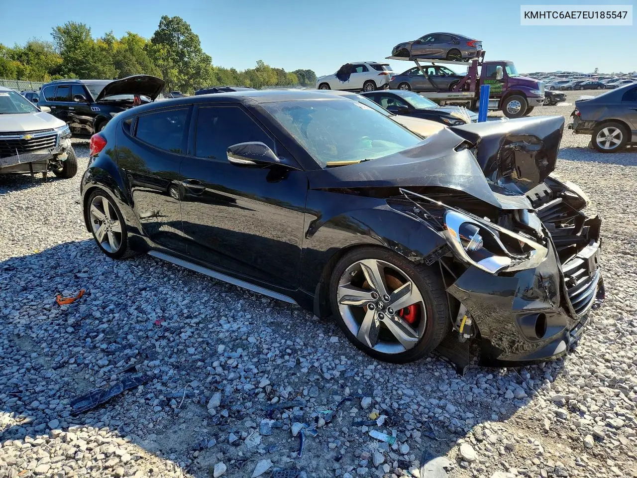 2014 HYUNDAI VELOSTER VIN KMHTC6AE7EU185547 — фото 4