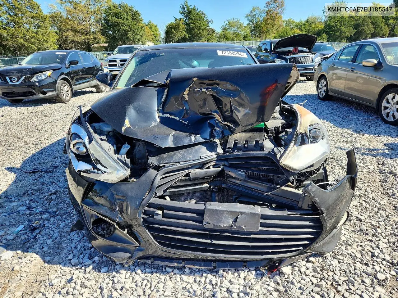 2014 HYUNDAI VELOSTER VIN KMHTC6AE7EU185547 — фото 5
