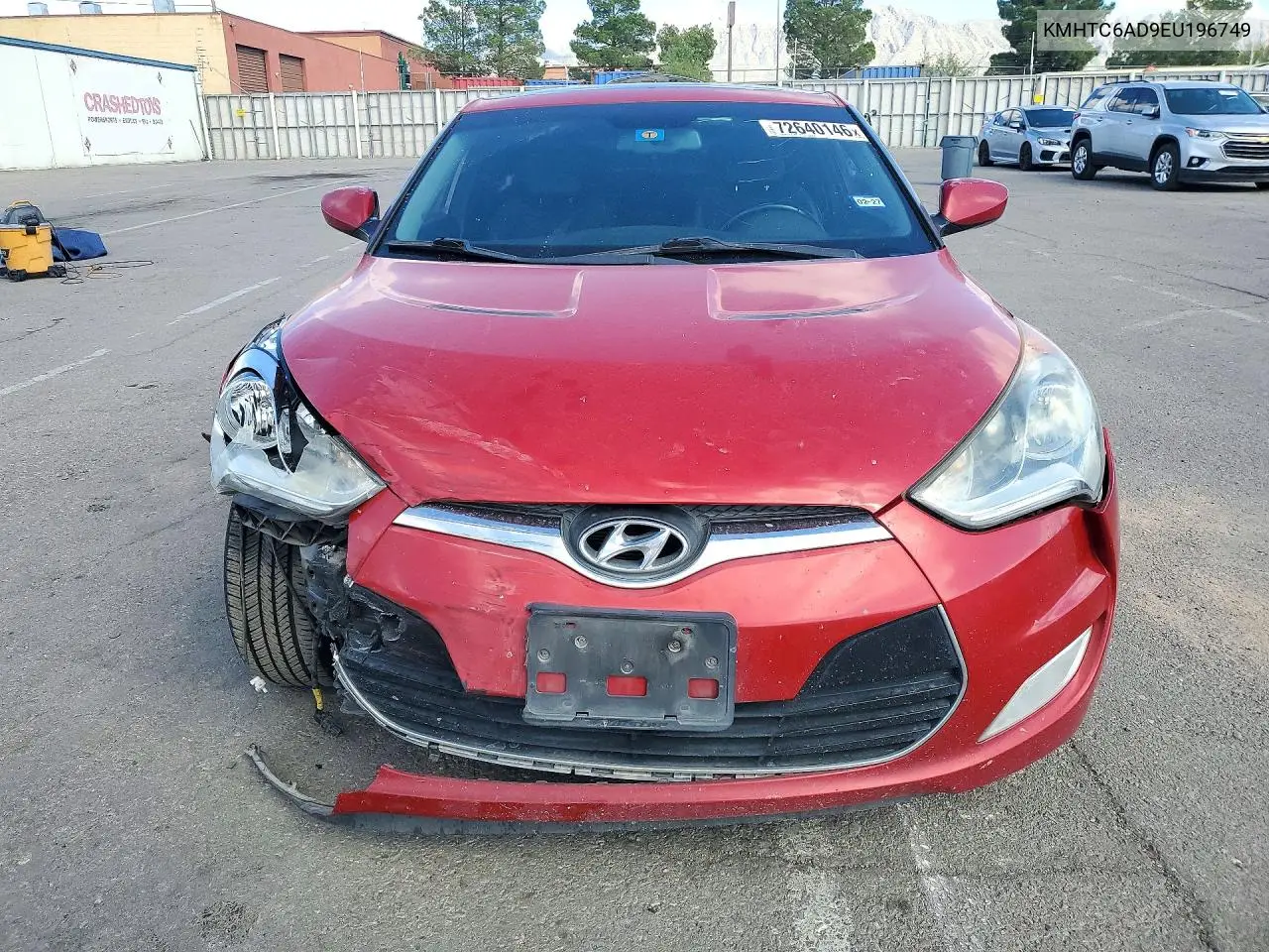 2014 HYUNDAI VELOSTER VIN KMHTC6AD9EU196749 — фото 5