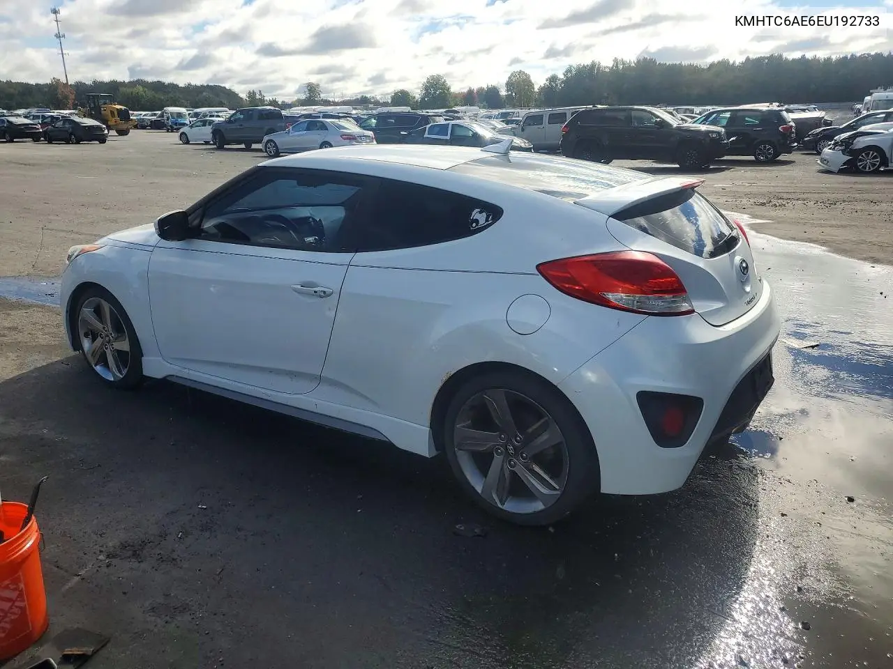 2014 HYUNDAI VELOSTER VIN KMHTC6AE6EU192733 — фото 2