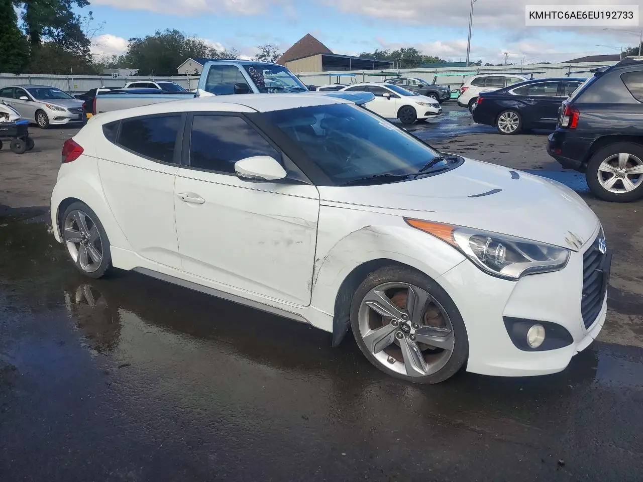 2014 HYUNDAI VELOSTER VIN KMHTC6AE6EU192733 — фото 4