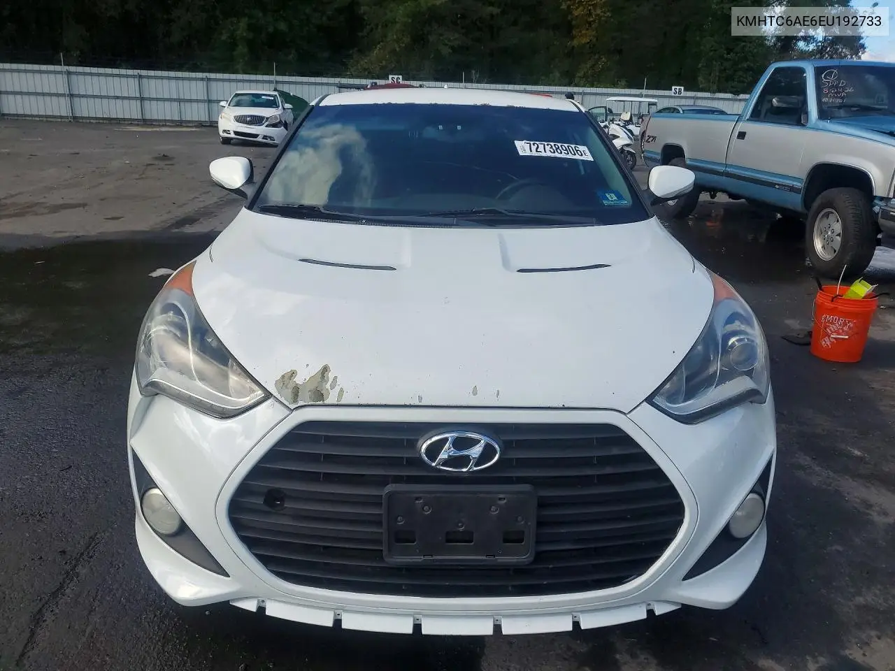 2014 HYUNDAI VELOSTER VIN KMHTC6AE6EU192733 — фото 5
