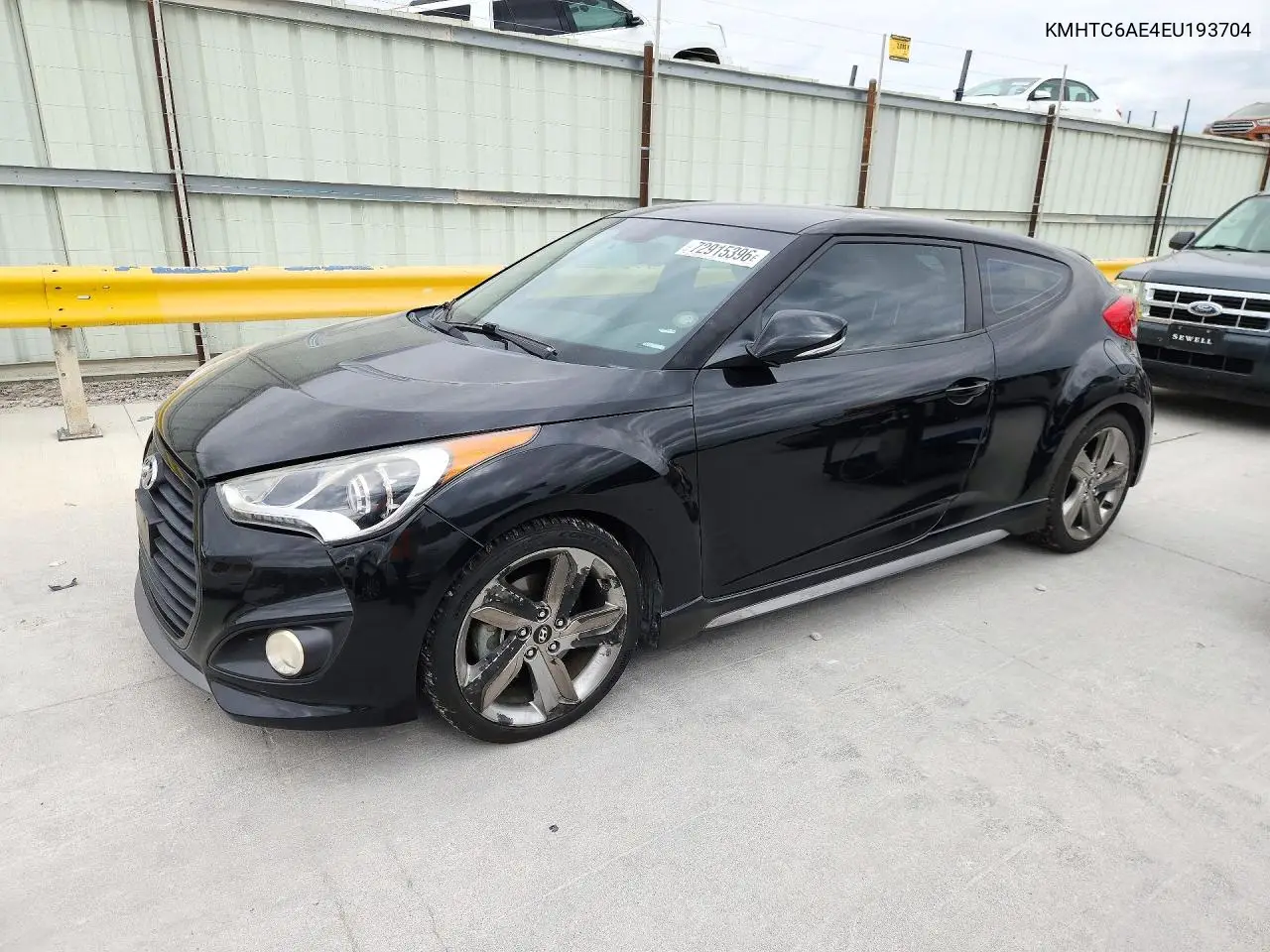 HYUNDAI VELOSTER 2014, VIN KMHTC6AE4EU193704