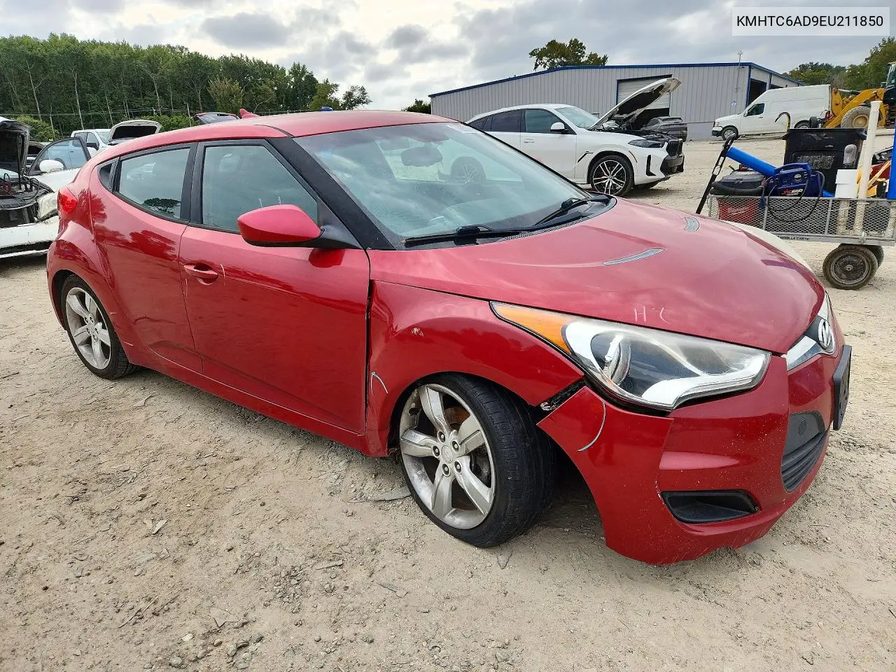 2014 HYUNDAI VELOSTER VIN KMHTC6AD9EU211850 — фото 4