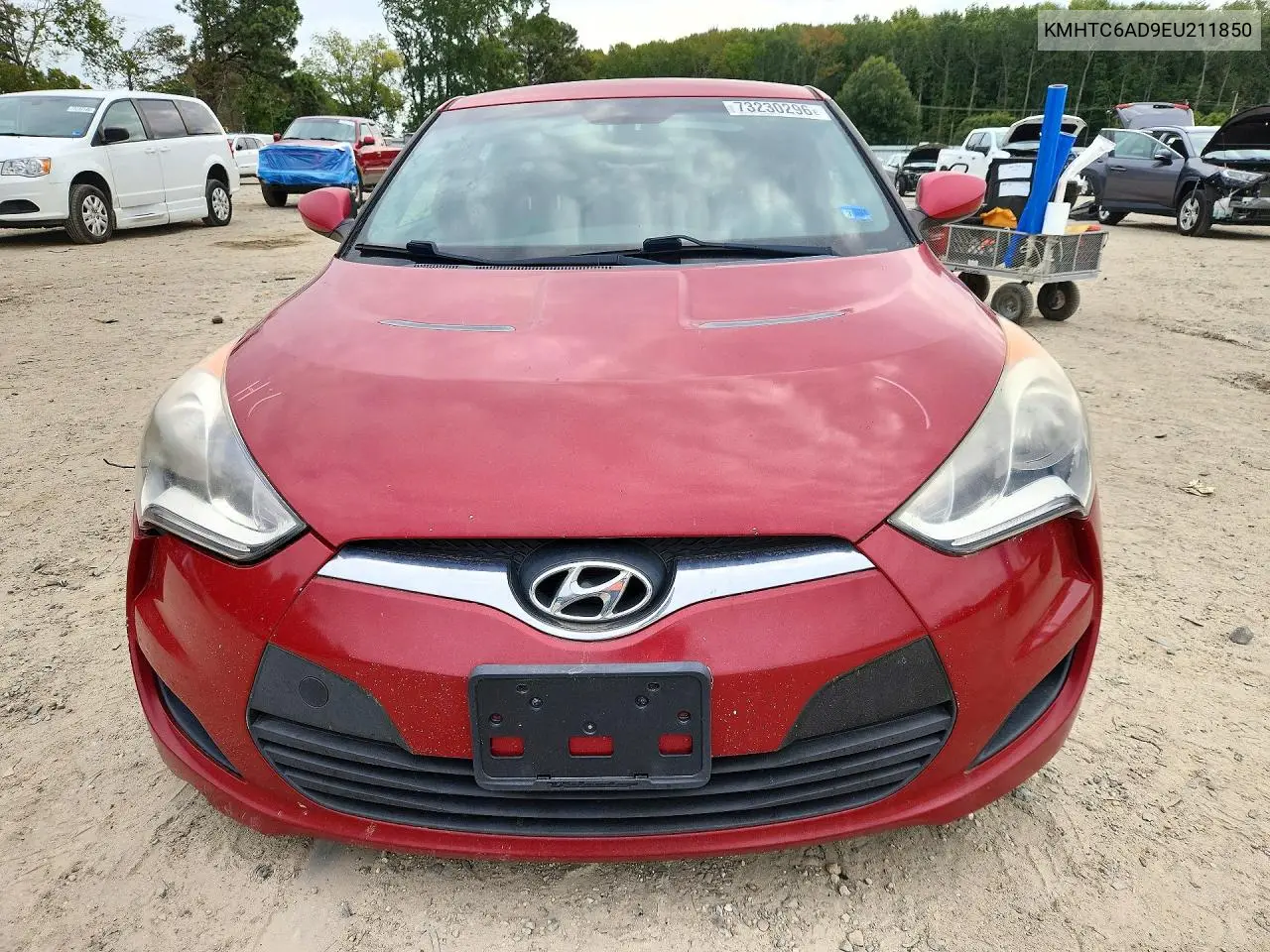 2014 HYUNDAI VELOSTER VIN KMHTC6AD9EU211850 — фото 5