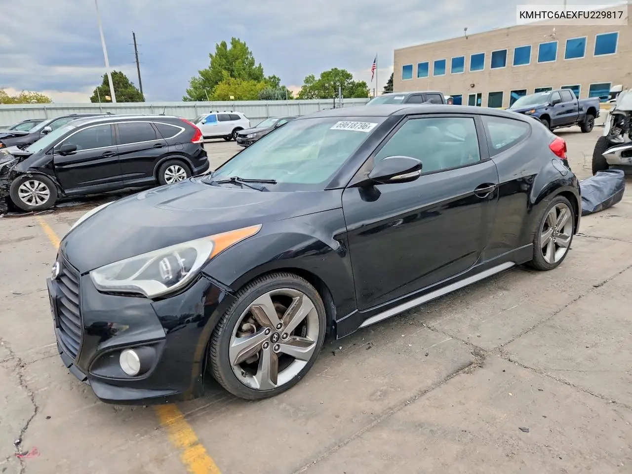 HYUNDAI VELOSTER 2015, VIN KMHTC6AEXFU229817