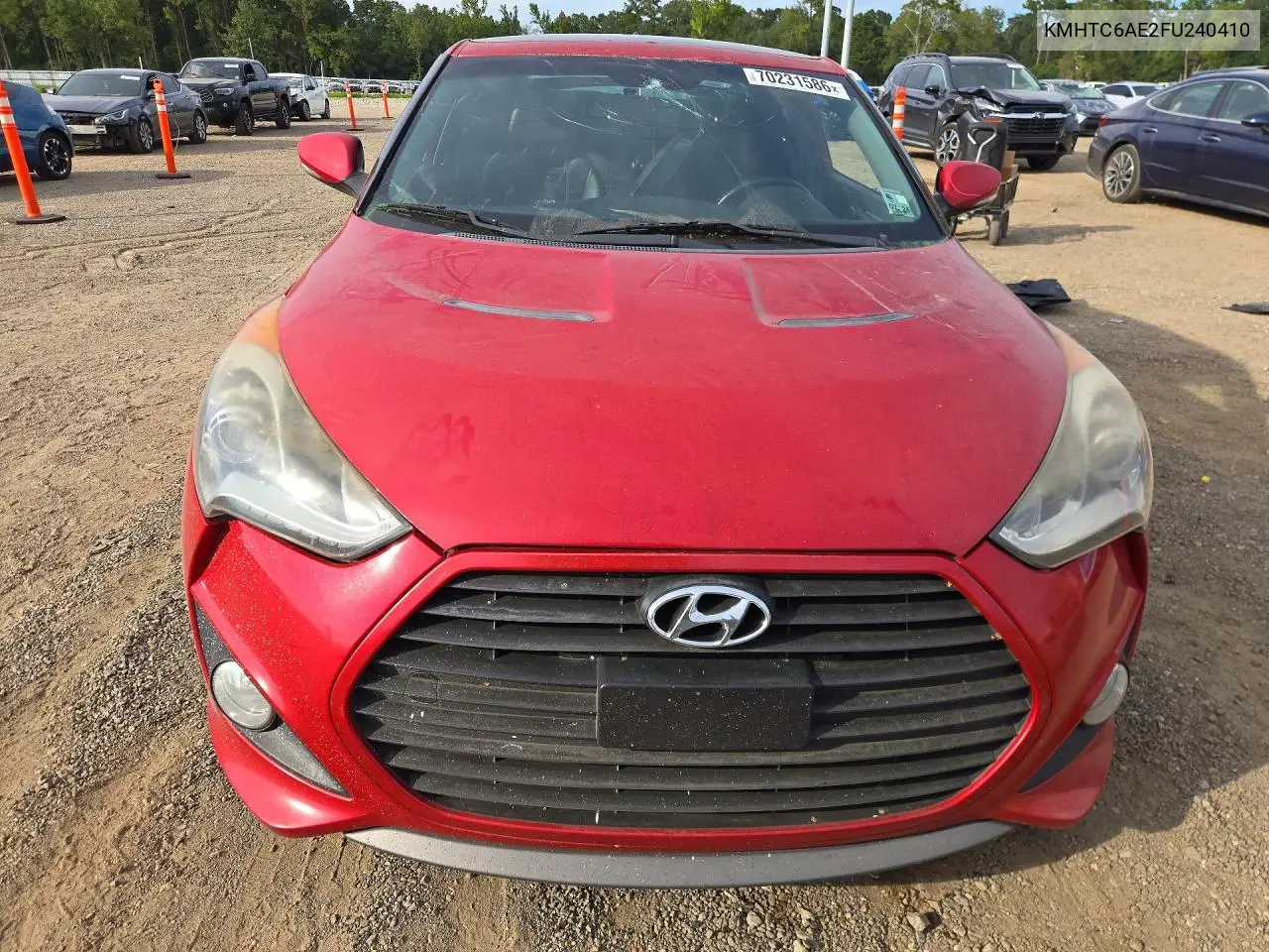 2015 HYUNDAI VELOSTER VIN KMHTC6AE2FU240410 — фото 5