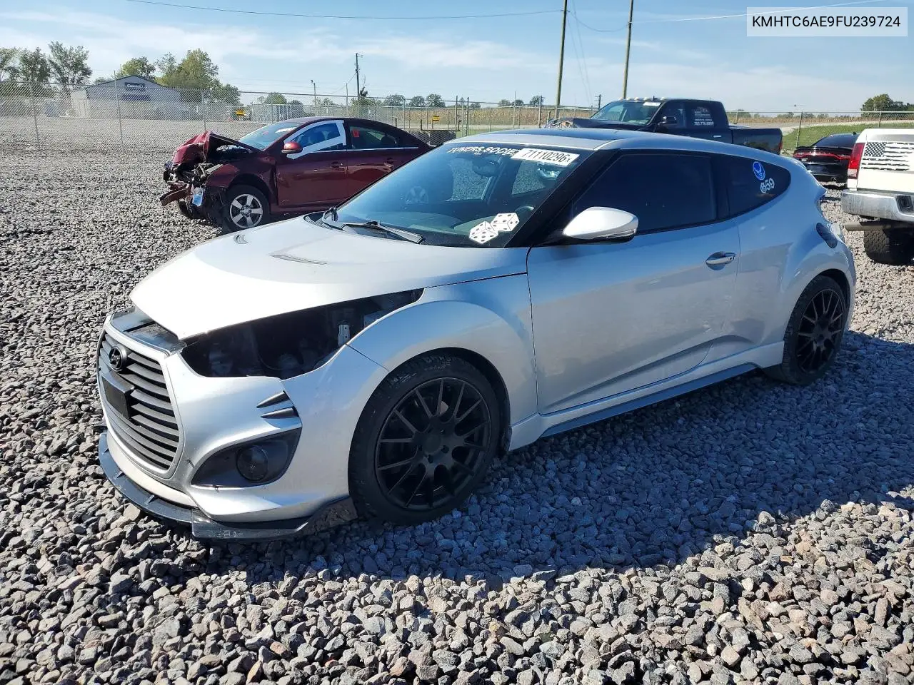 HYUNDAI VELOSTER 2015, VIN KMHTC6AE9FU239724