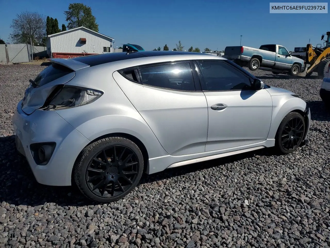 2015 HYUNDAI VELOSTER VIN KMHTC6AE9FU239724 — фото 3