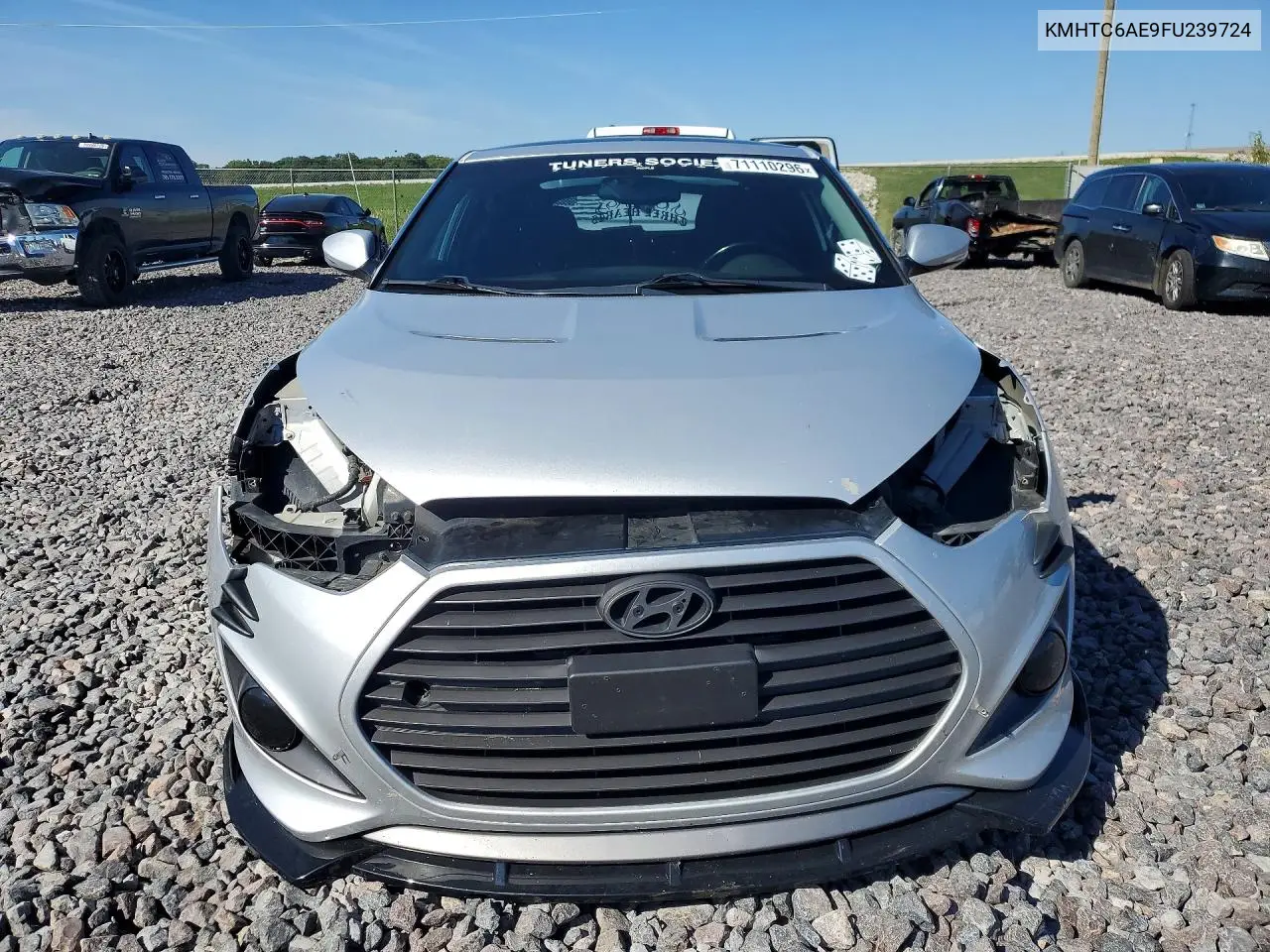2015 HYUNDAI VELOSTER VIN KMHTC6AE9FU239724 — фото 5
