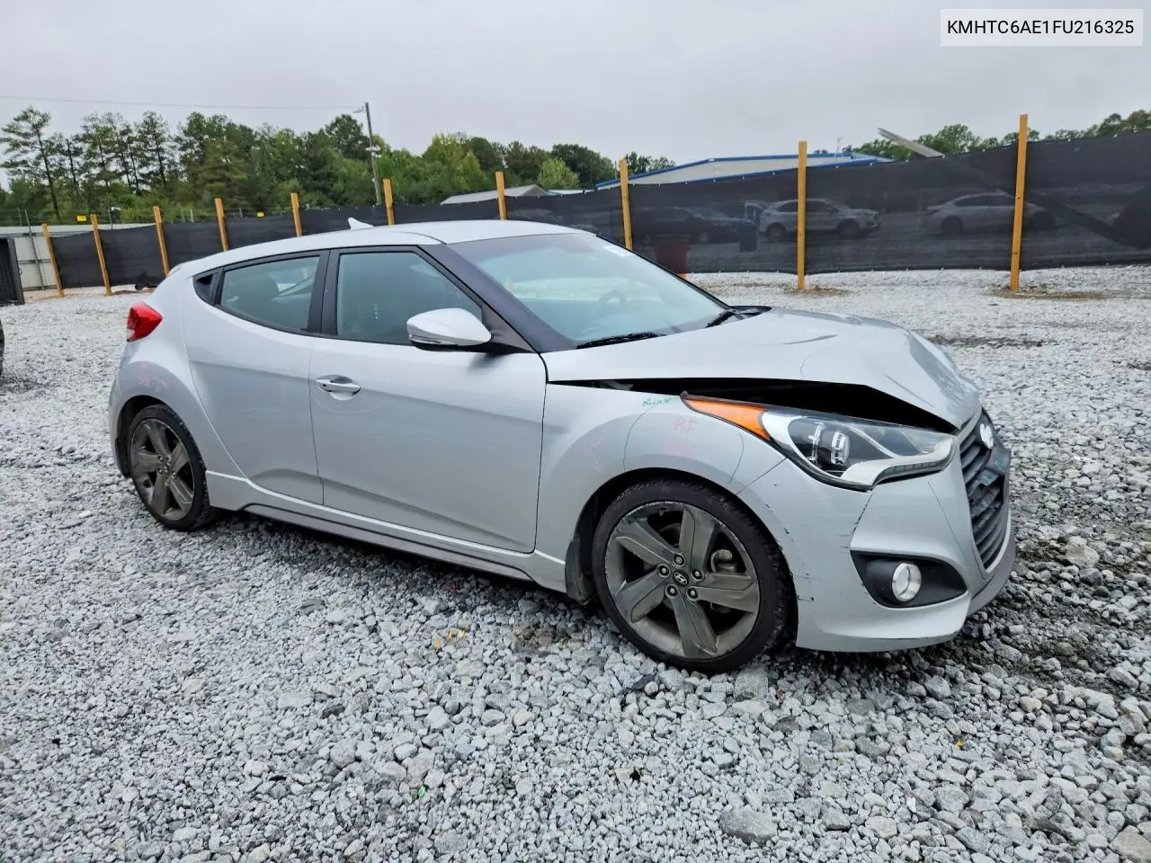 2015 HYUNDAI VELOSTER VIN KMHTC6AE1FU216325 — фото 4