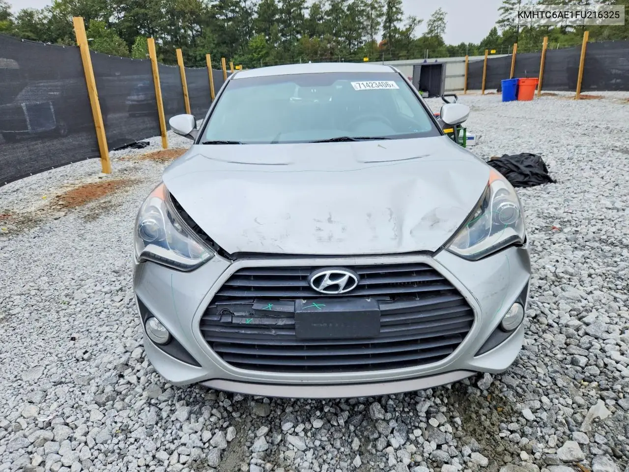 2015 HYUNDAI VELOSTER VIN KMHTC6AE1FU216325 — фото 5