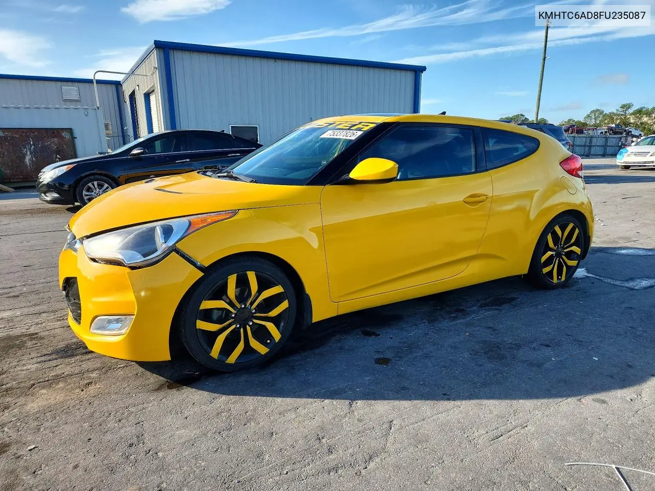 HYUNDAI VELOSTER 2015, VIN KMHTC6AD8FU235087