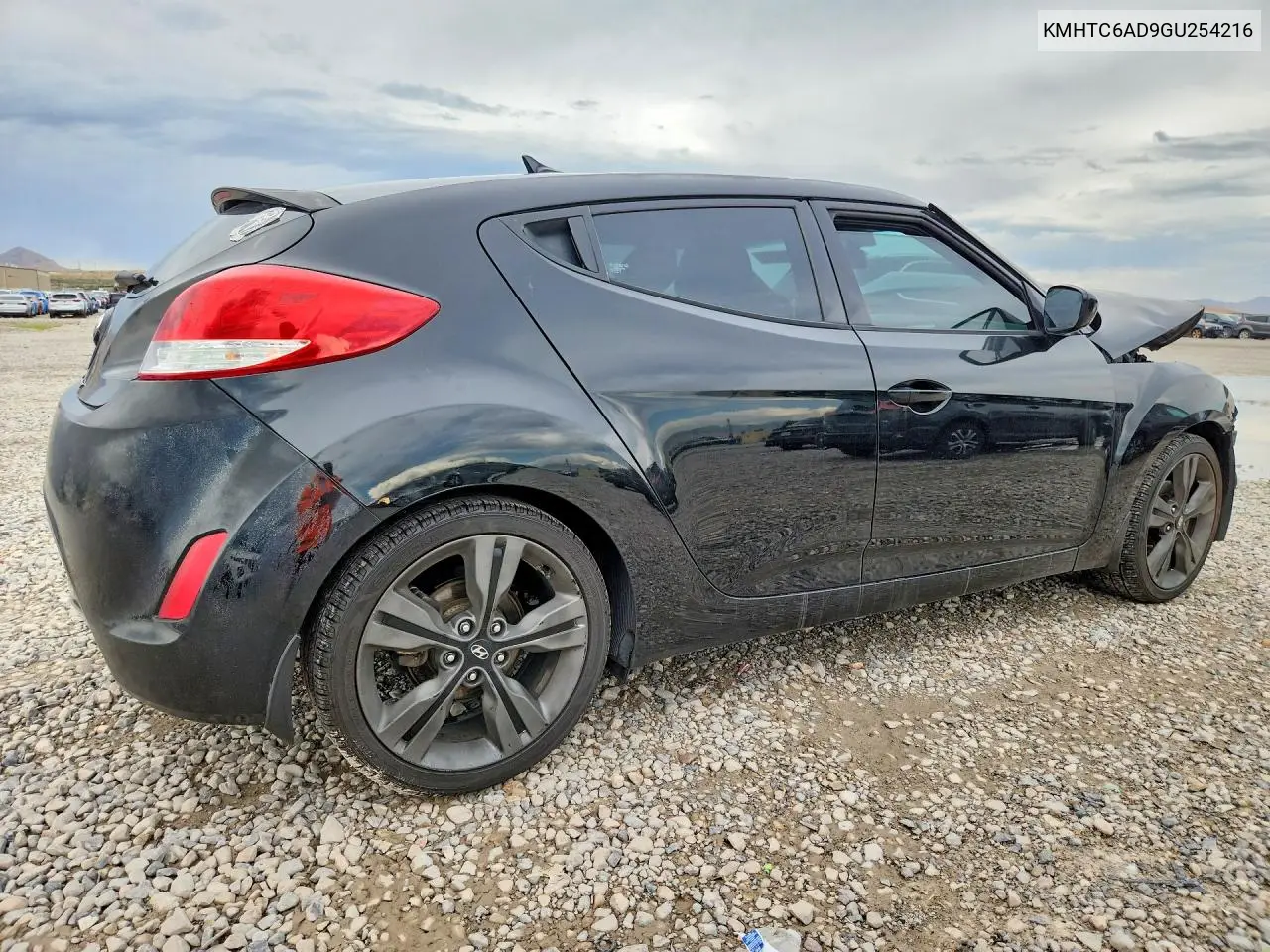 2016 HYUNDAI VELOSTER VIN KMHTC6AD9GU254216 — фото 3